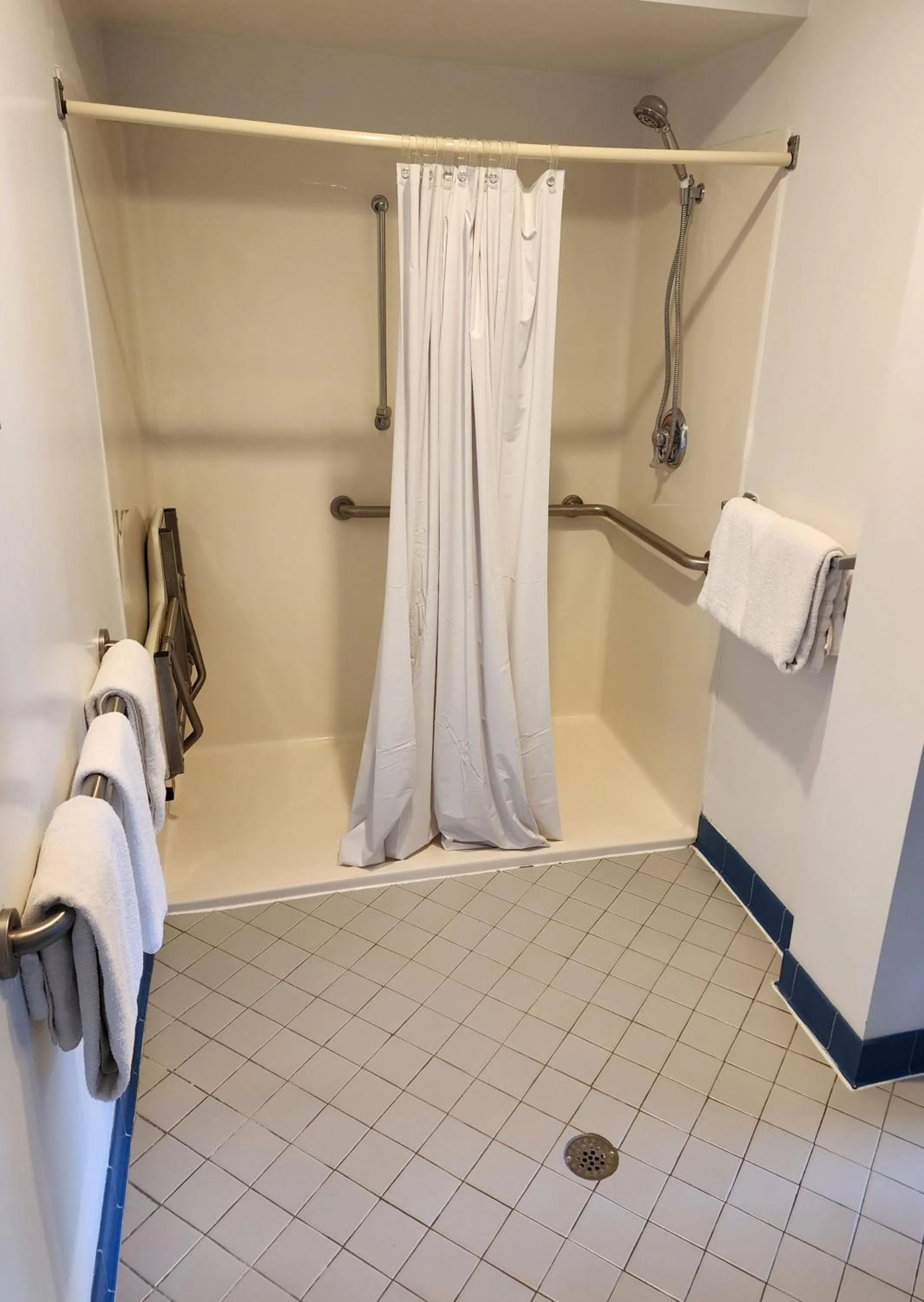 Shower in Nittany Budget Motel