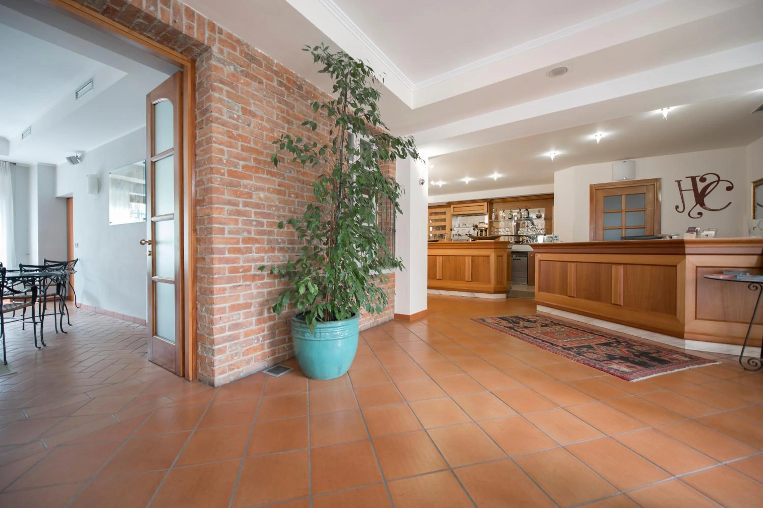 Lobby or reception in Hotel Villa Colico