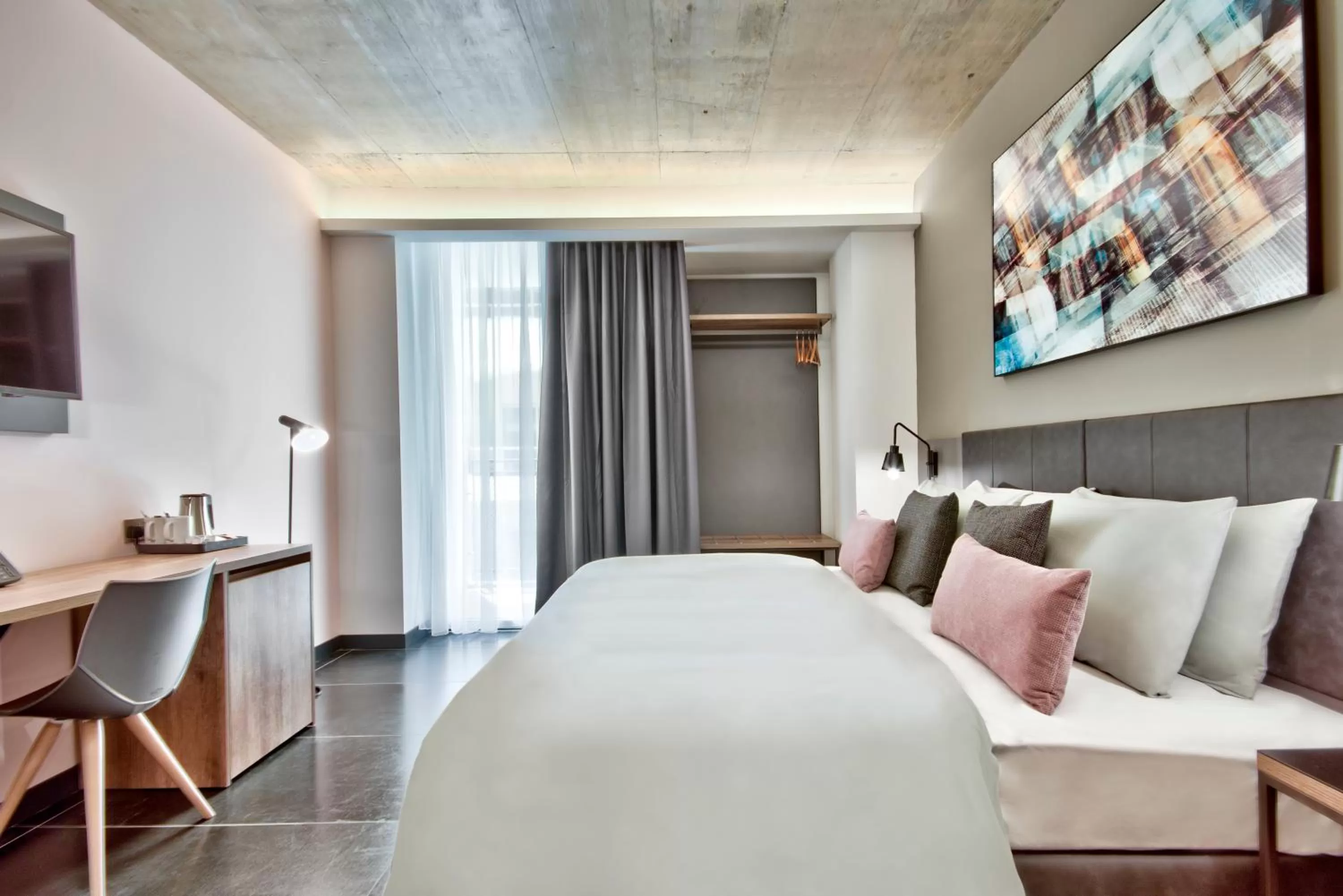 Photo of the whole room, Bed in Number 11 St Julian's Malta - Handwritten Collection