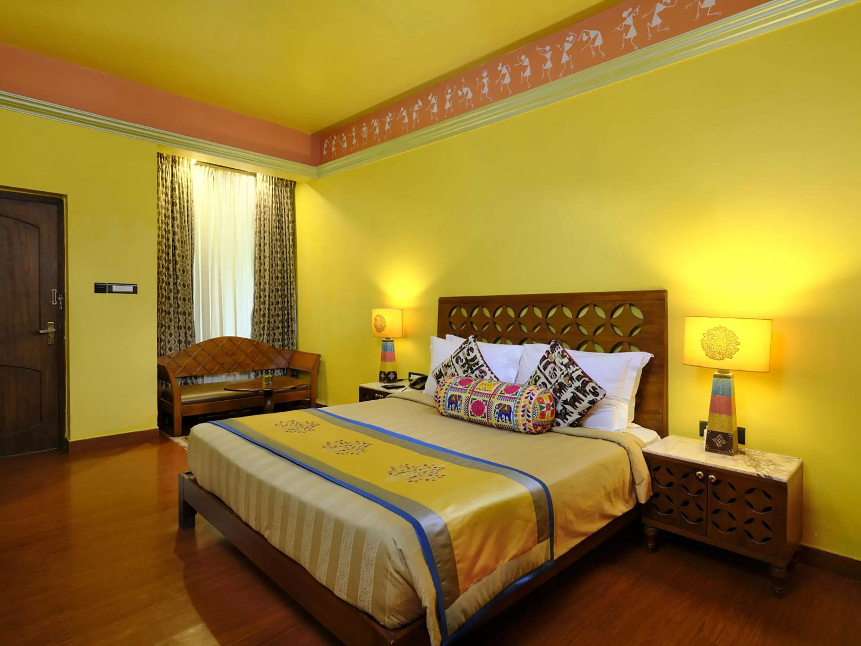 Bedroom, Bed in jüSTa Rajputana Resort & Convention Centre, Udaipur