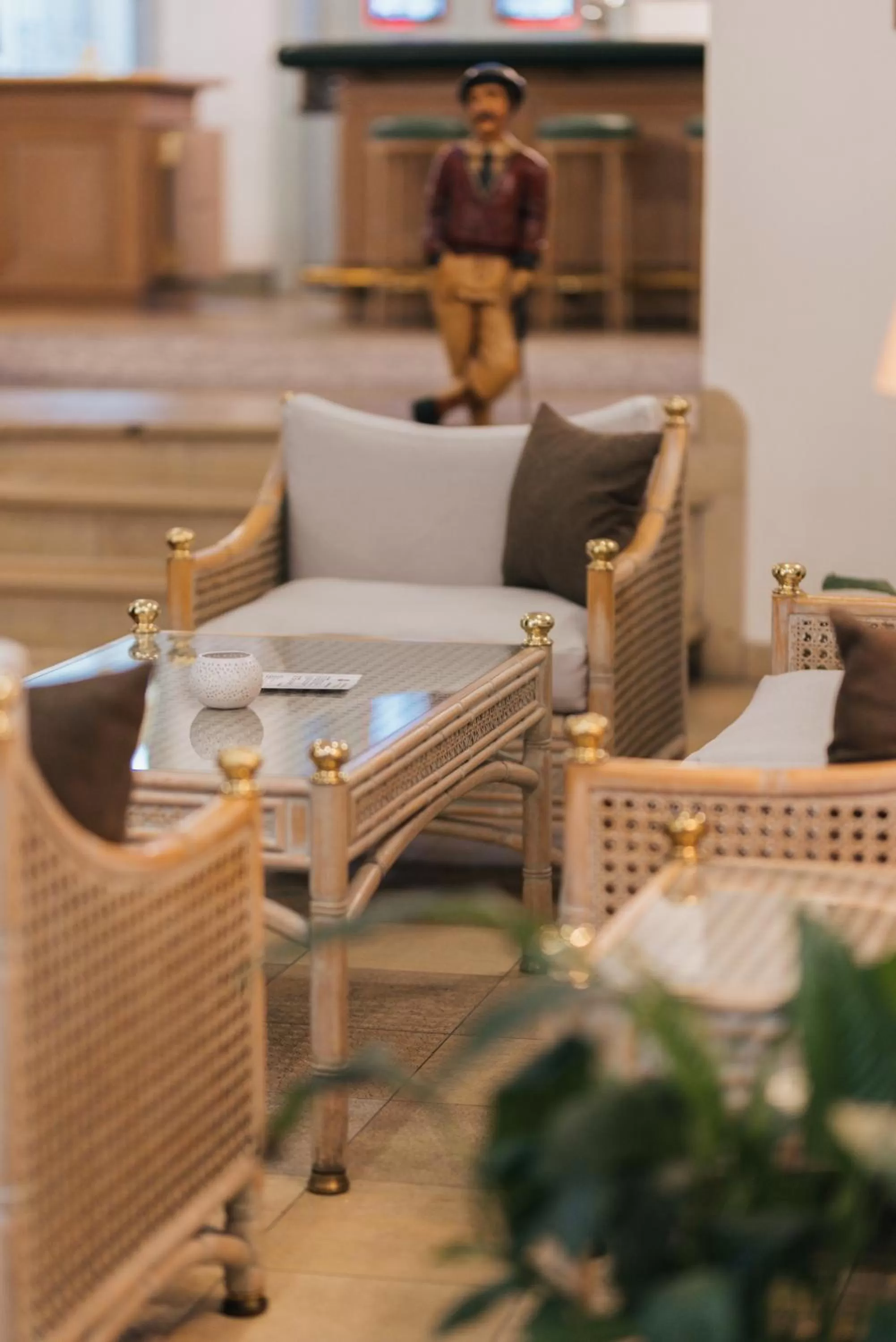 Seating area in Hotel Bären