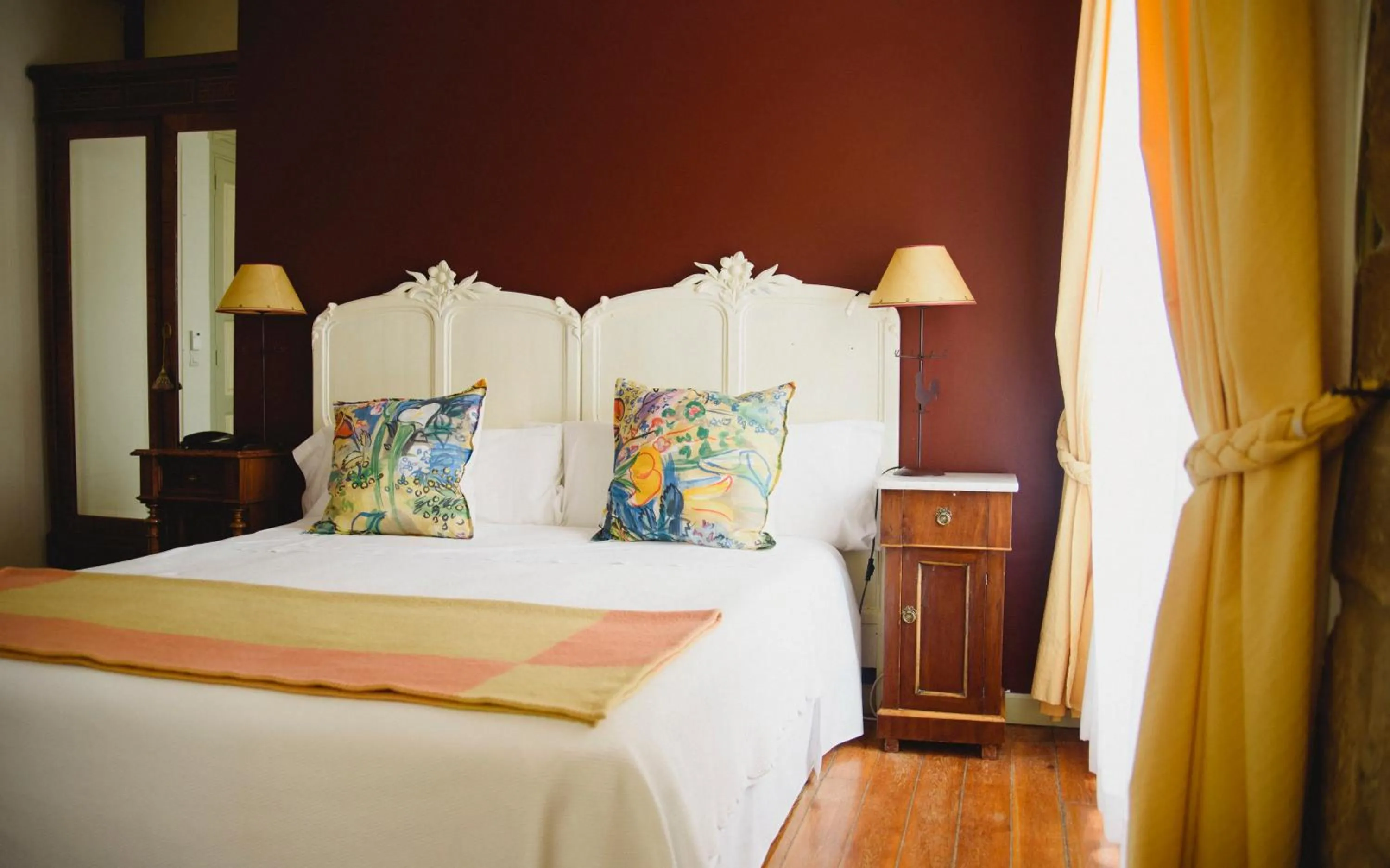 Bed in Hospedería Señorío de Briñas