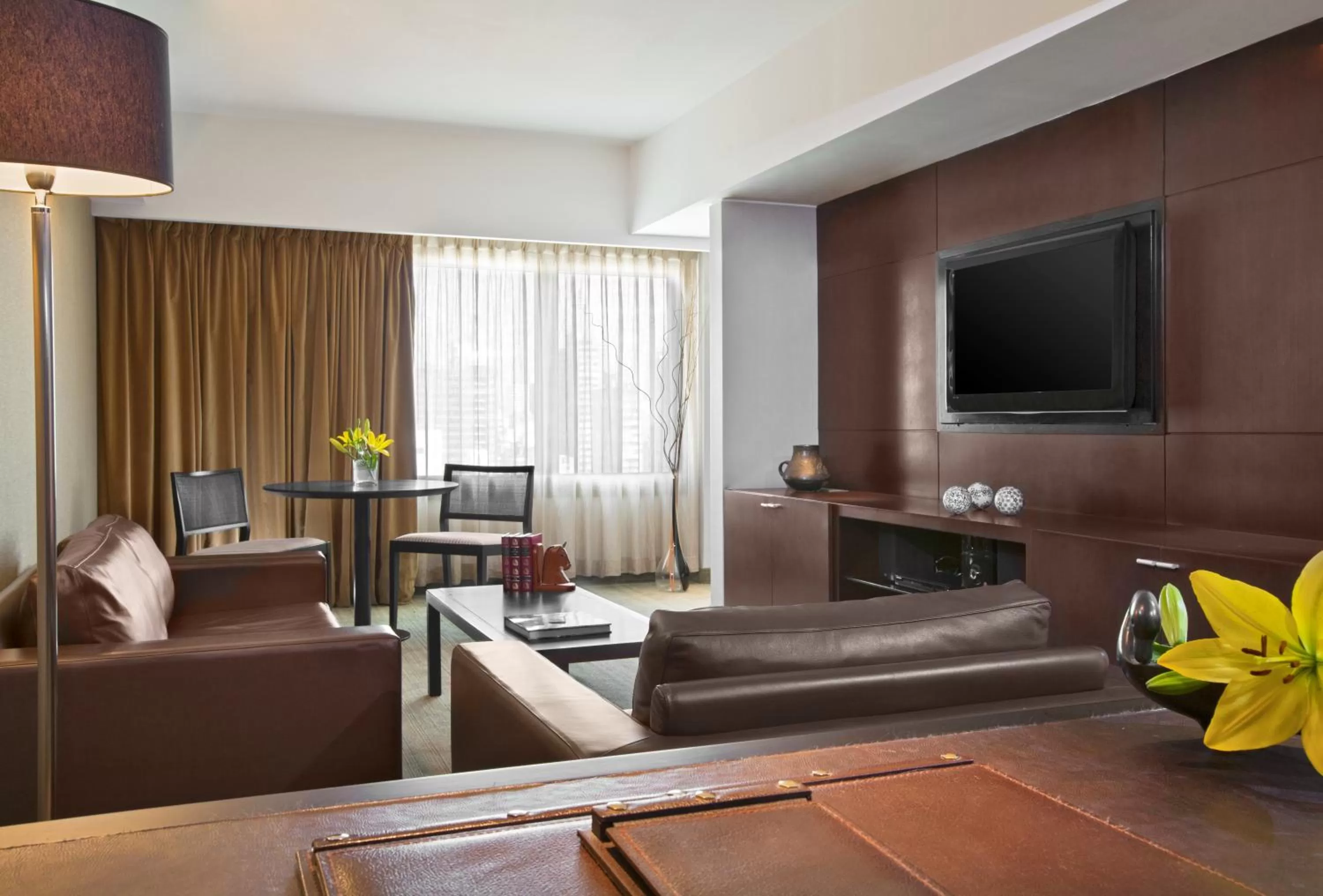 Communal lounge/ TV room in Libertador Hotel