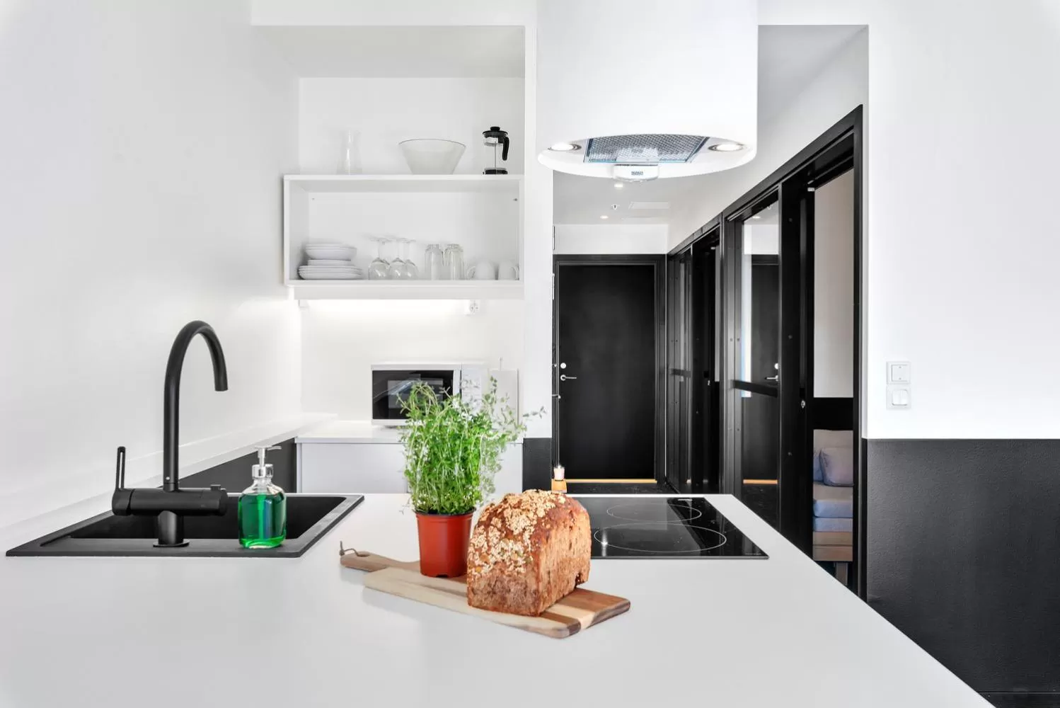 Kitchen or kitchenette in Forenom Aparthotel Oslo