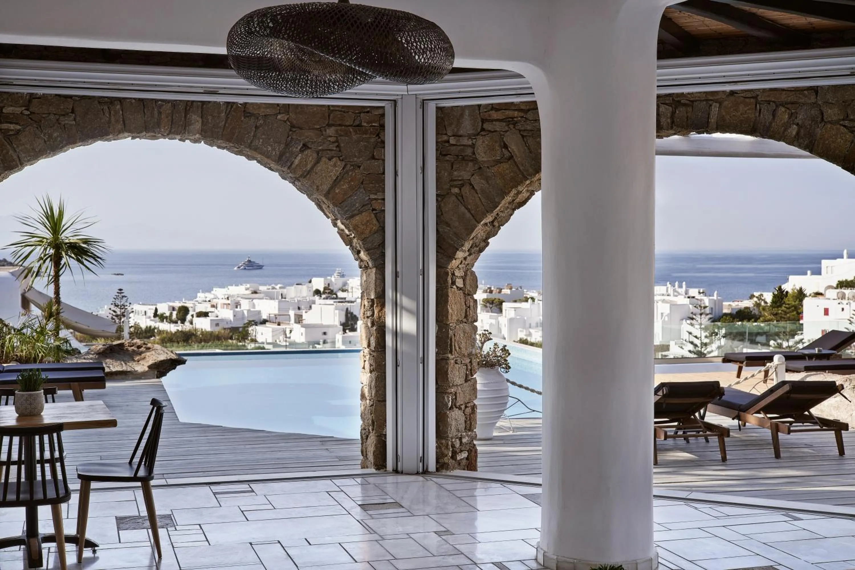 Lobby or reception in Mr & Mrs White Mykonos
