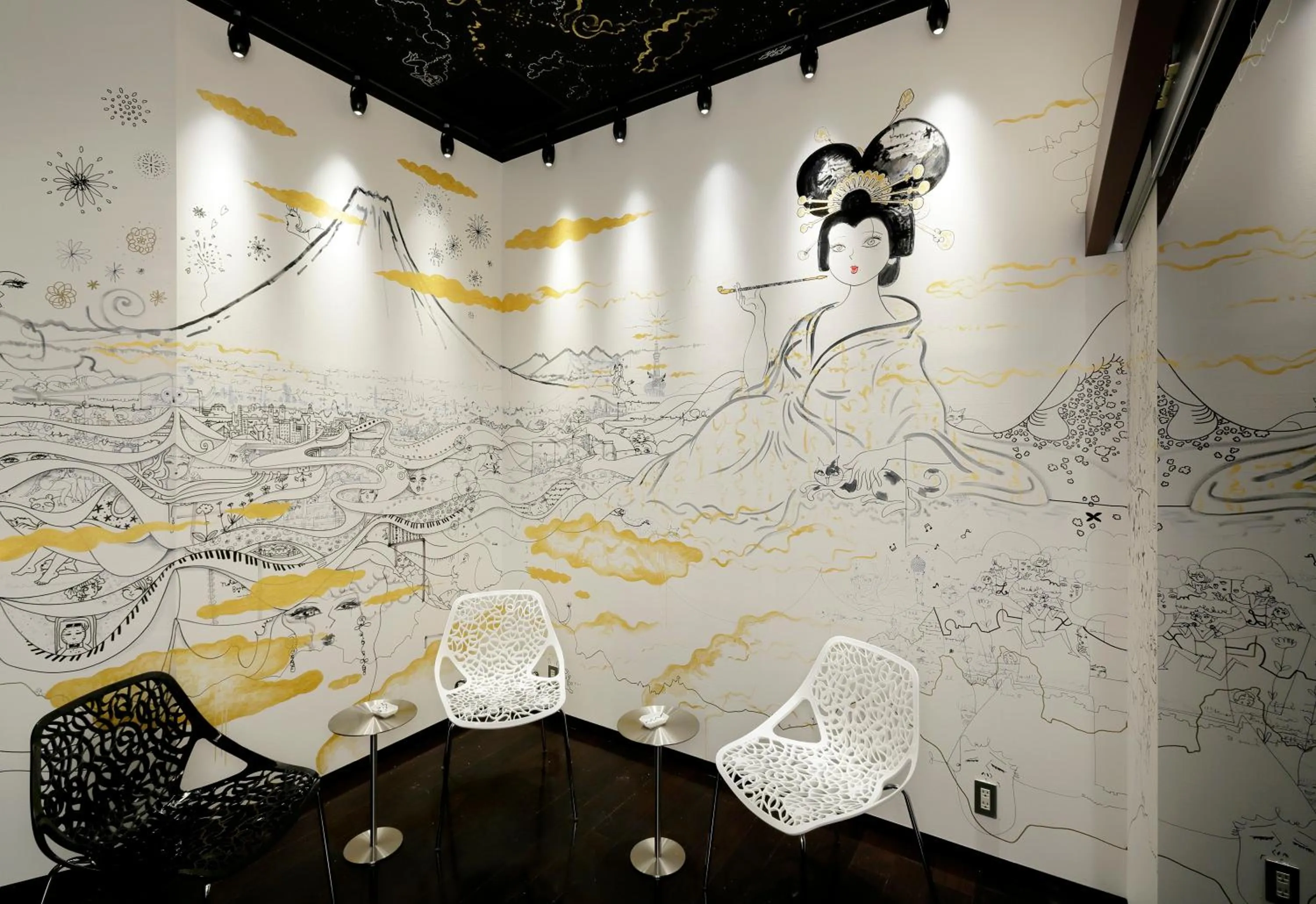 Decorative detail in Park Hotel Tokyo