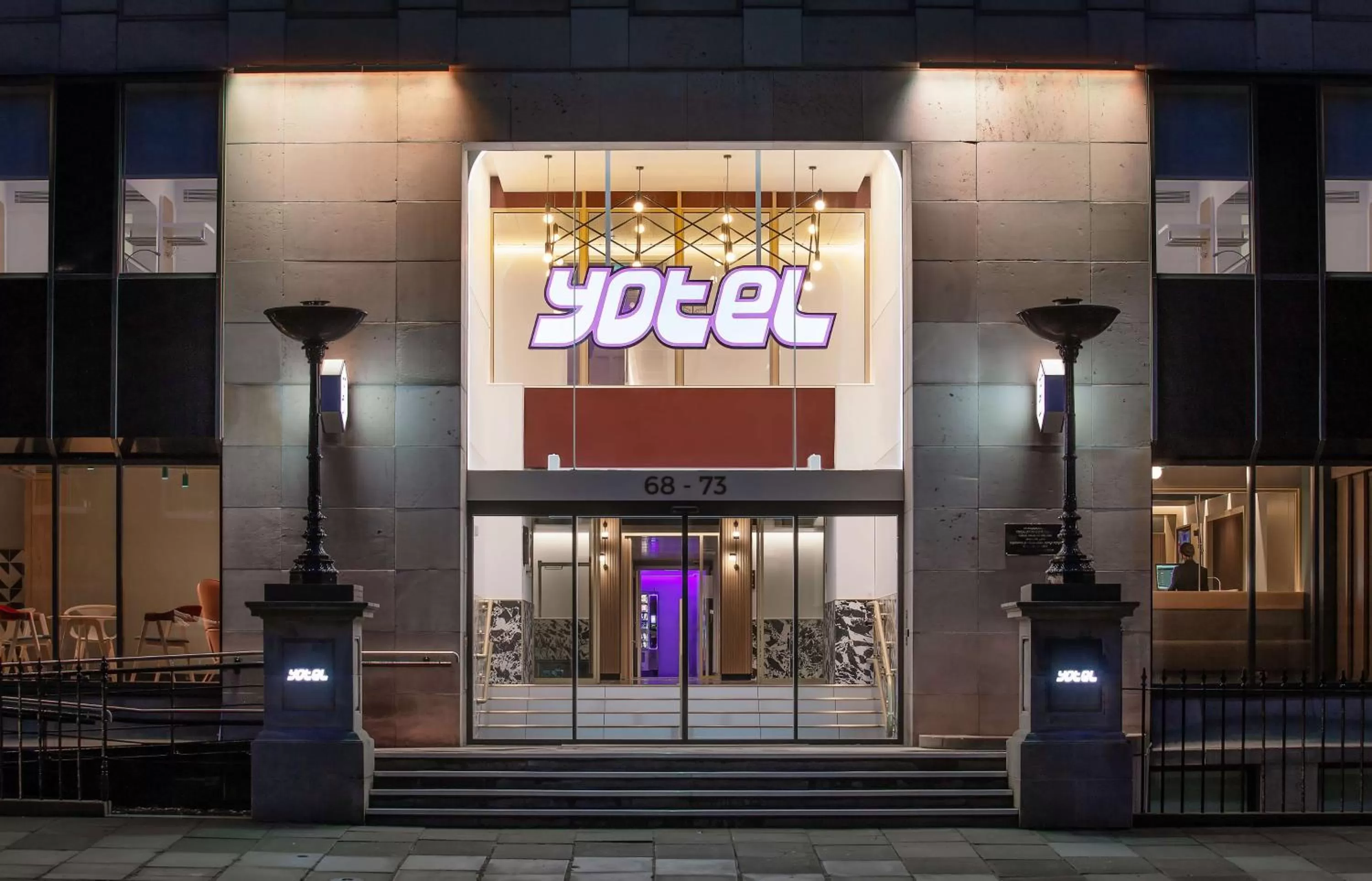 Property building in YOTEL Edinburgh