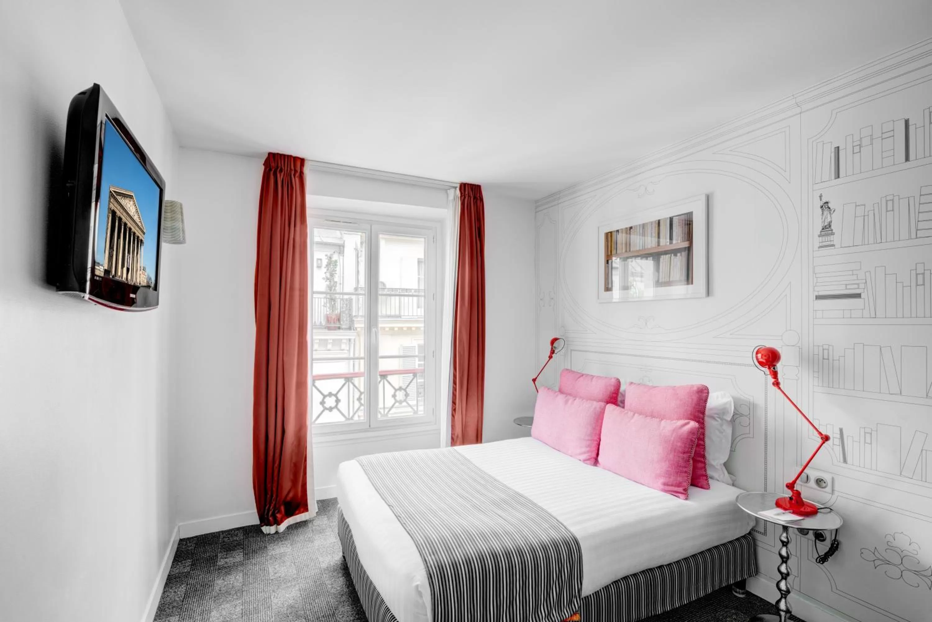 Bedroom, Bed in Hotel Joyce - Astotel