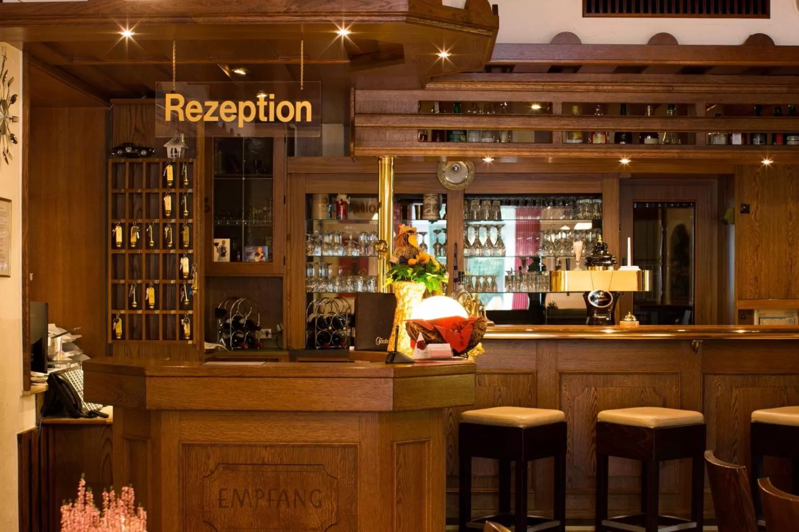 Lobby or reception in Gästehaus Janzen