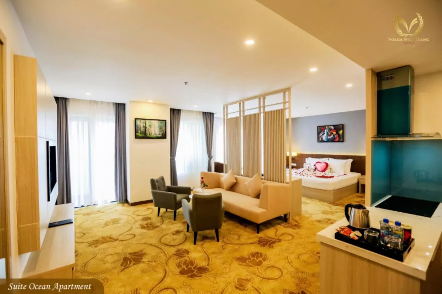 Living room in Putin Hotel Nha Trang