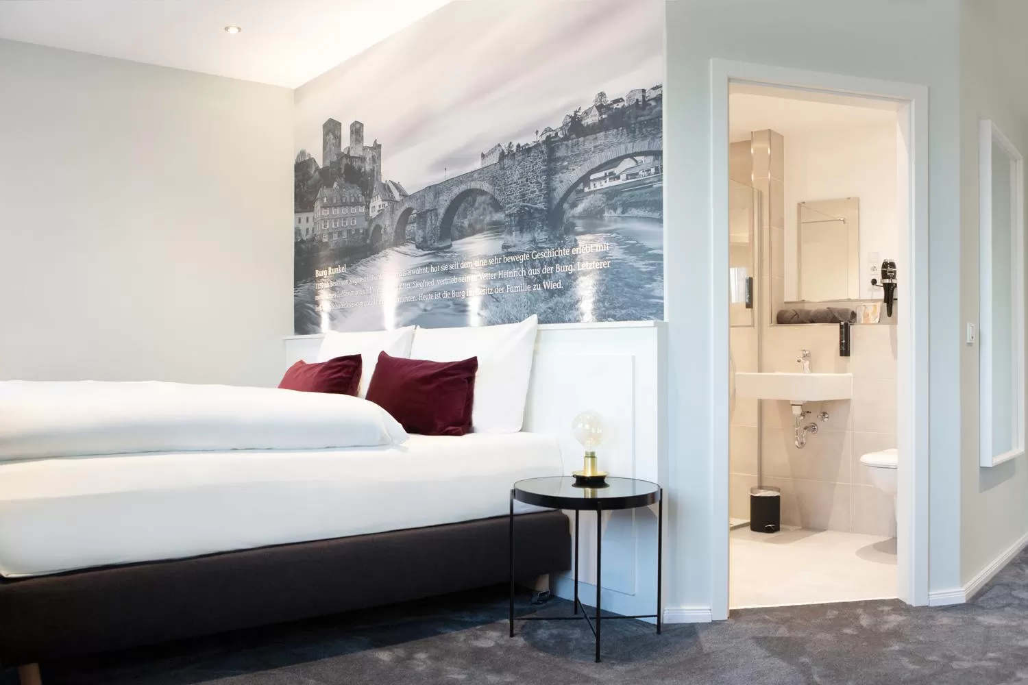 Bed in Hotel Huss Limburg