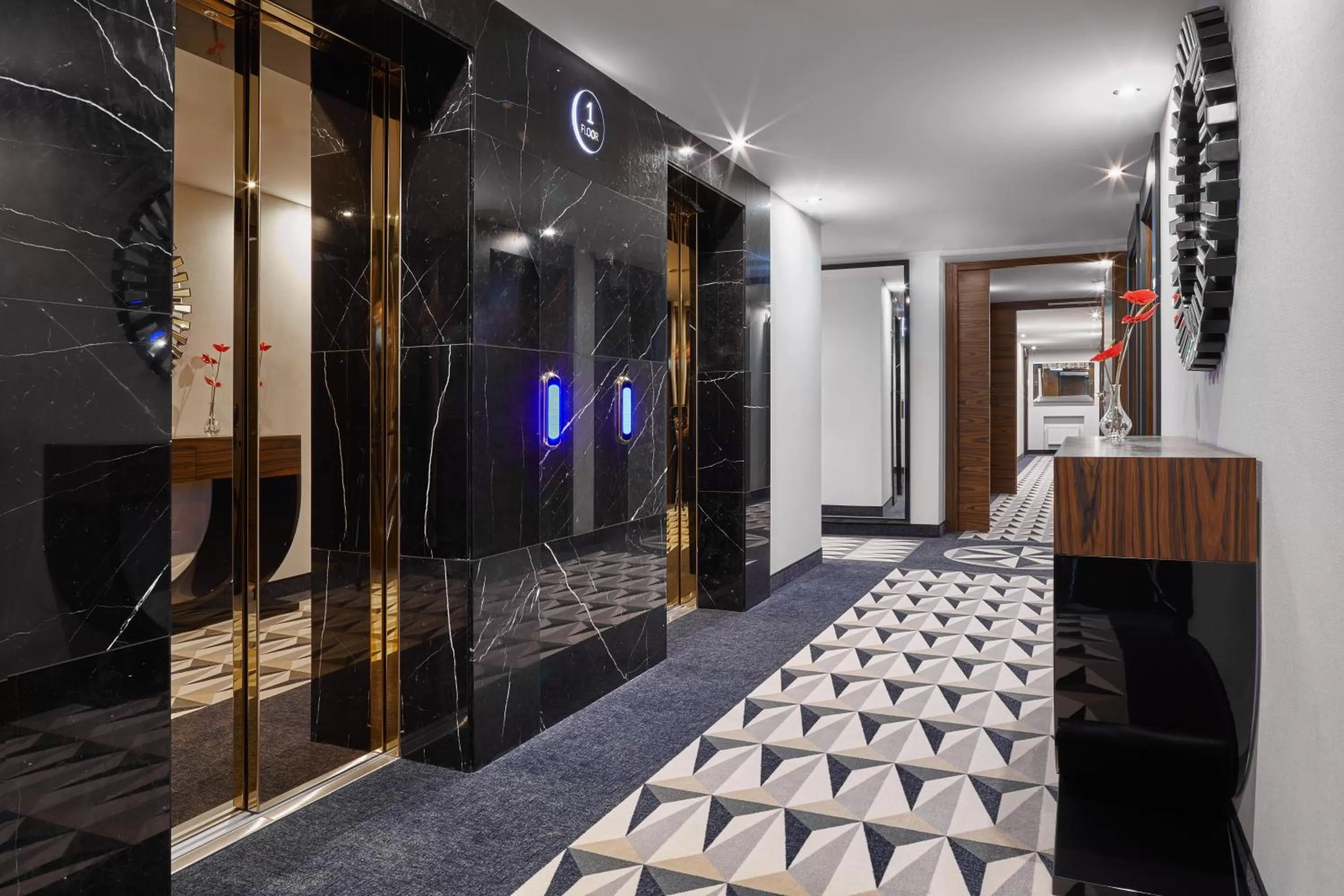 elevator in INX Design Hotel