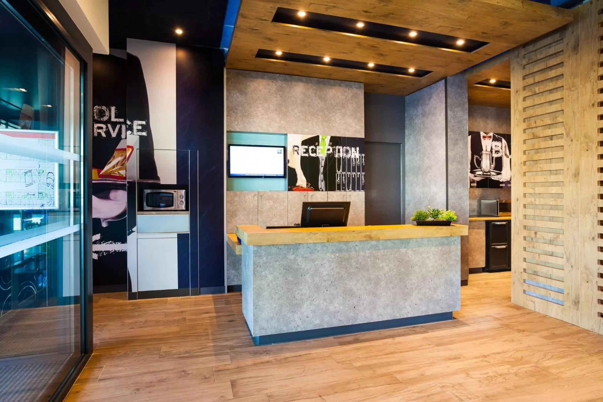 Lobby or reception in Ibis Budget Mulhouse Centre Gare