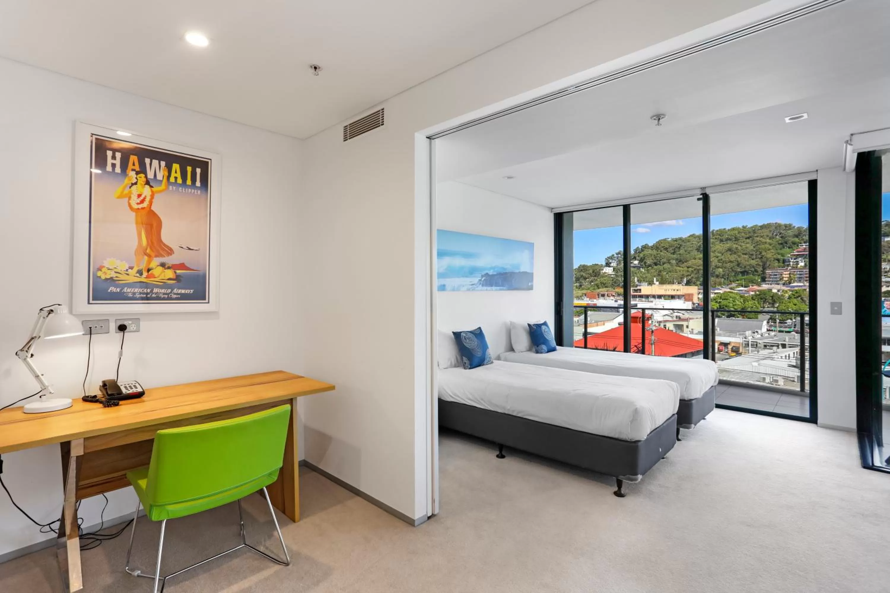 Bedroom, Bed in Ambience on Burleigh Beach