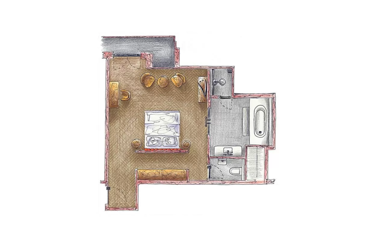 Floor plan in Das James