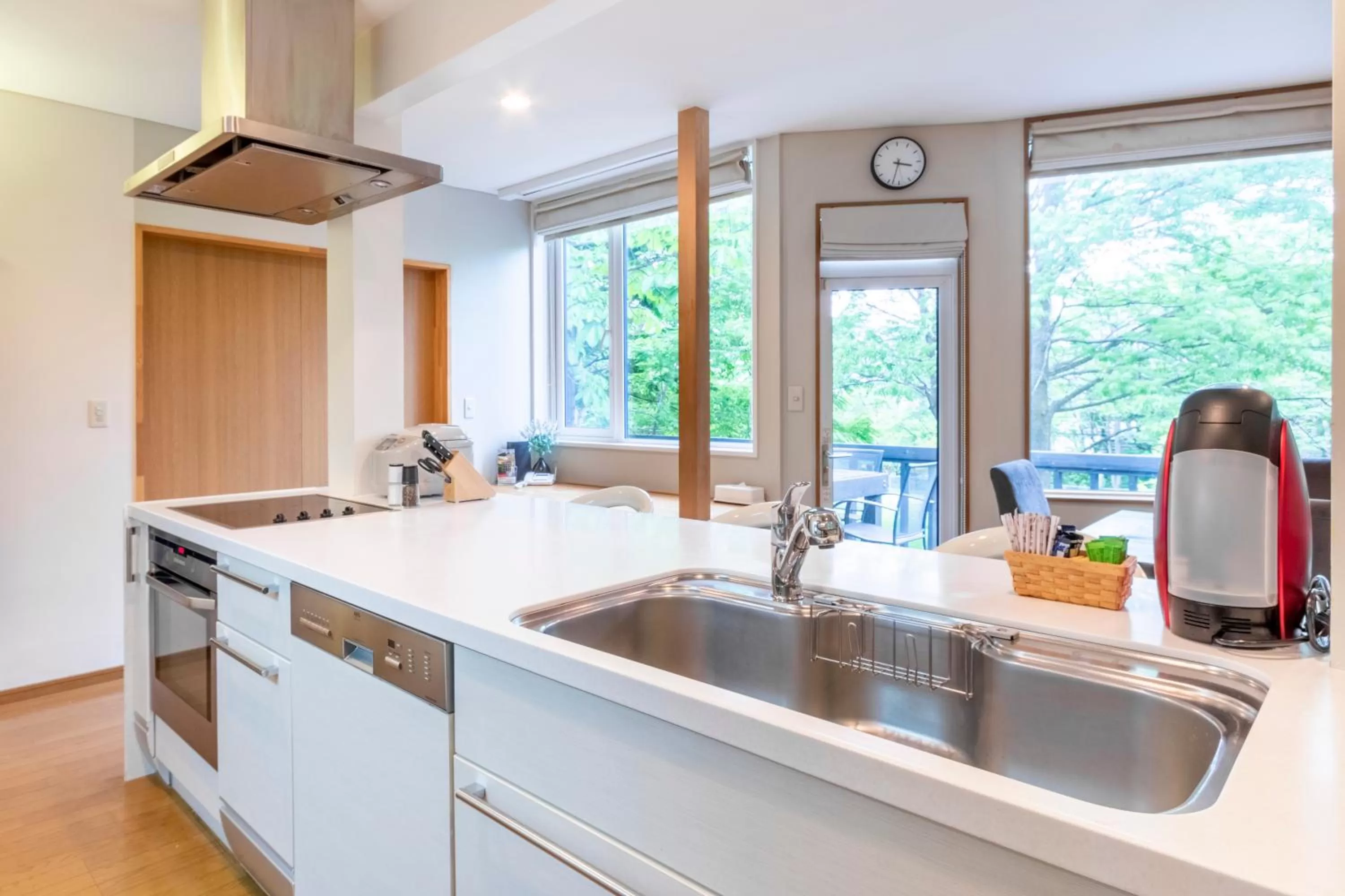 Kitchen or kitchenette in Fresh Powder Accommodation