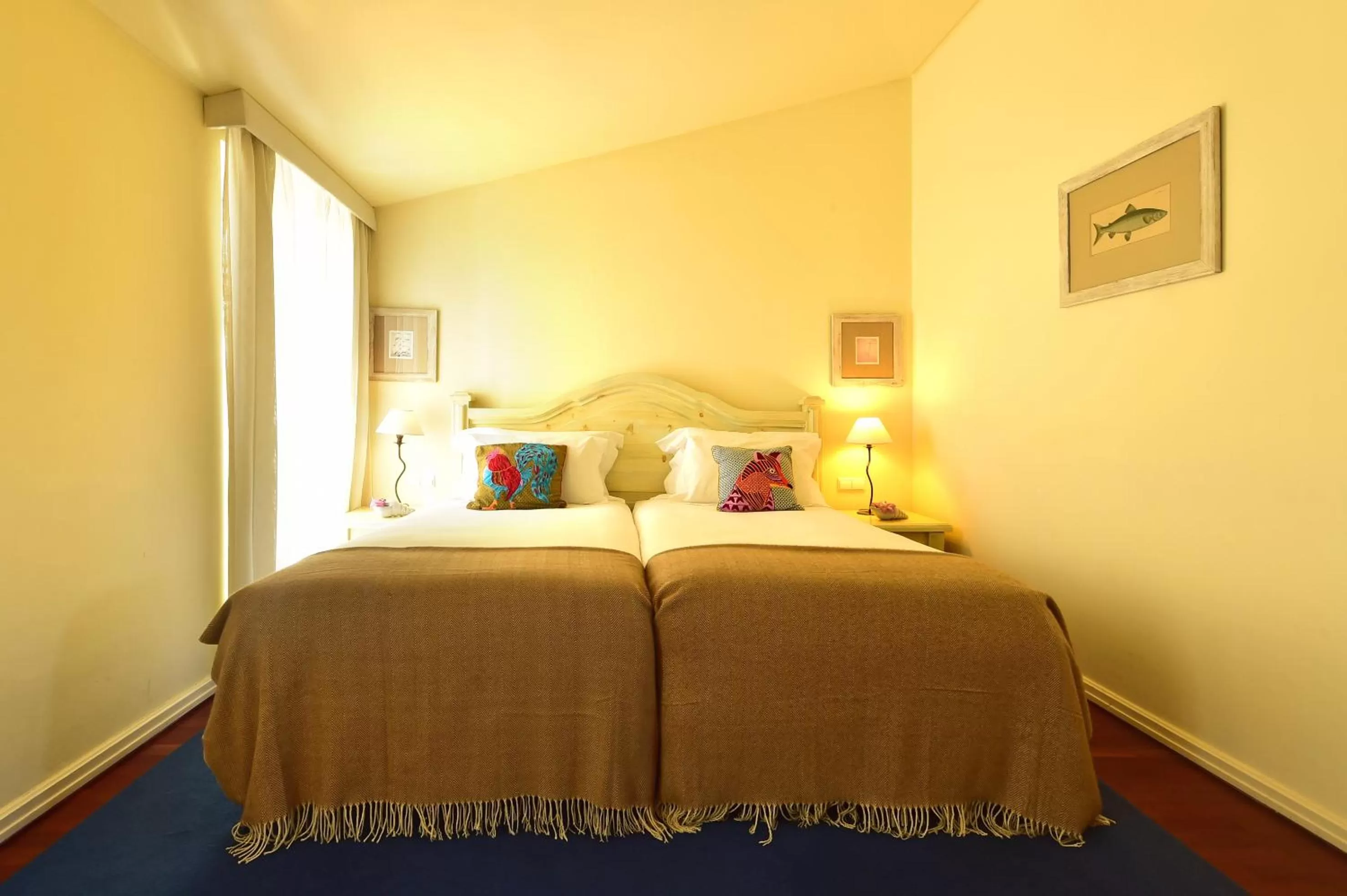 Decorative detail, Bed in Pousada da Ria