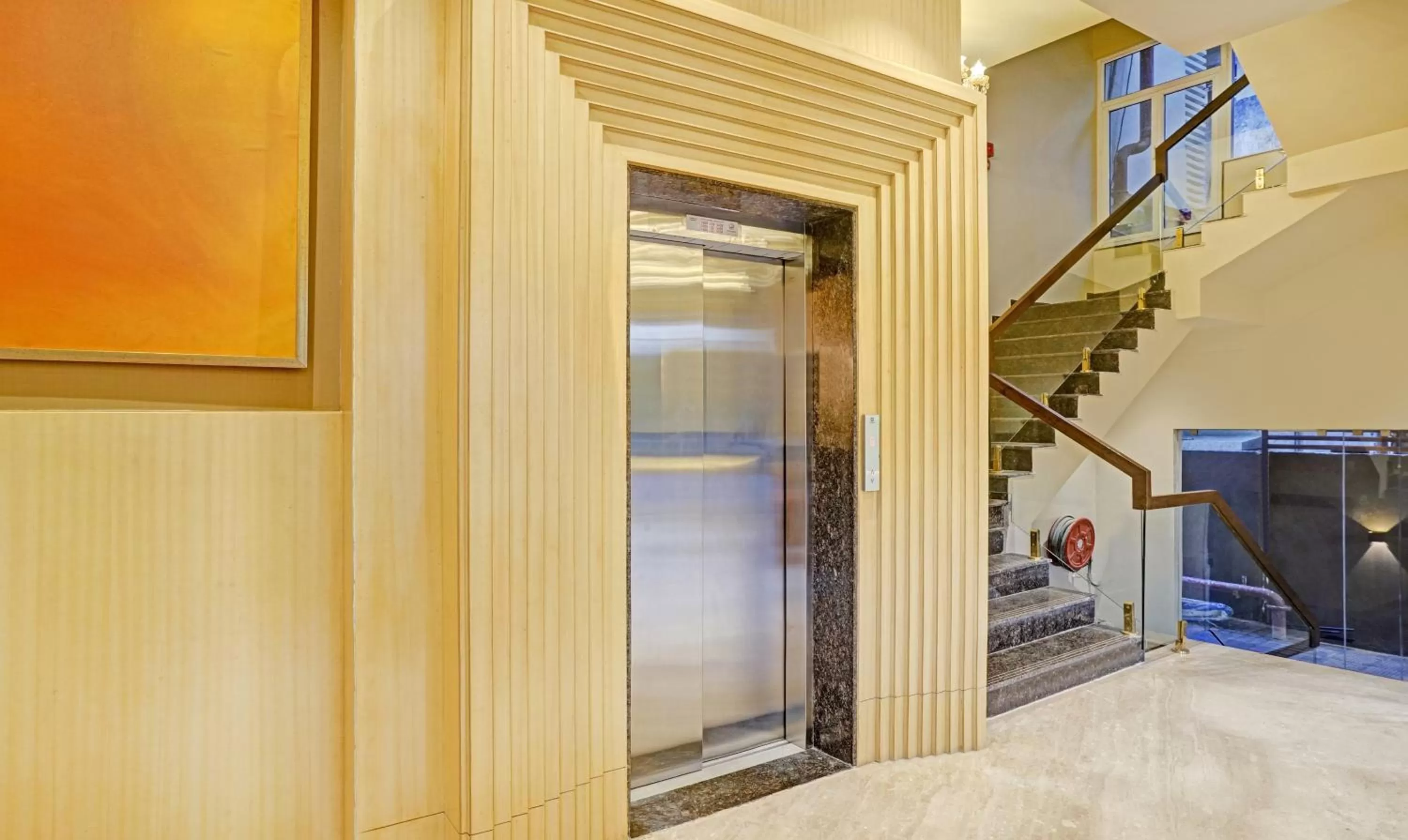 elevator in Treebo Premium Golden Bliss Trimurti Nagar Square