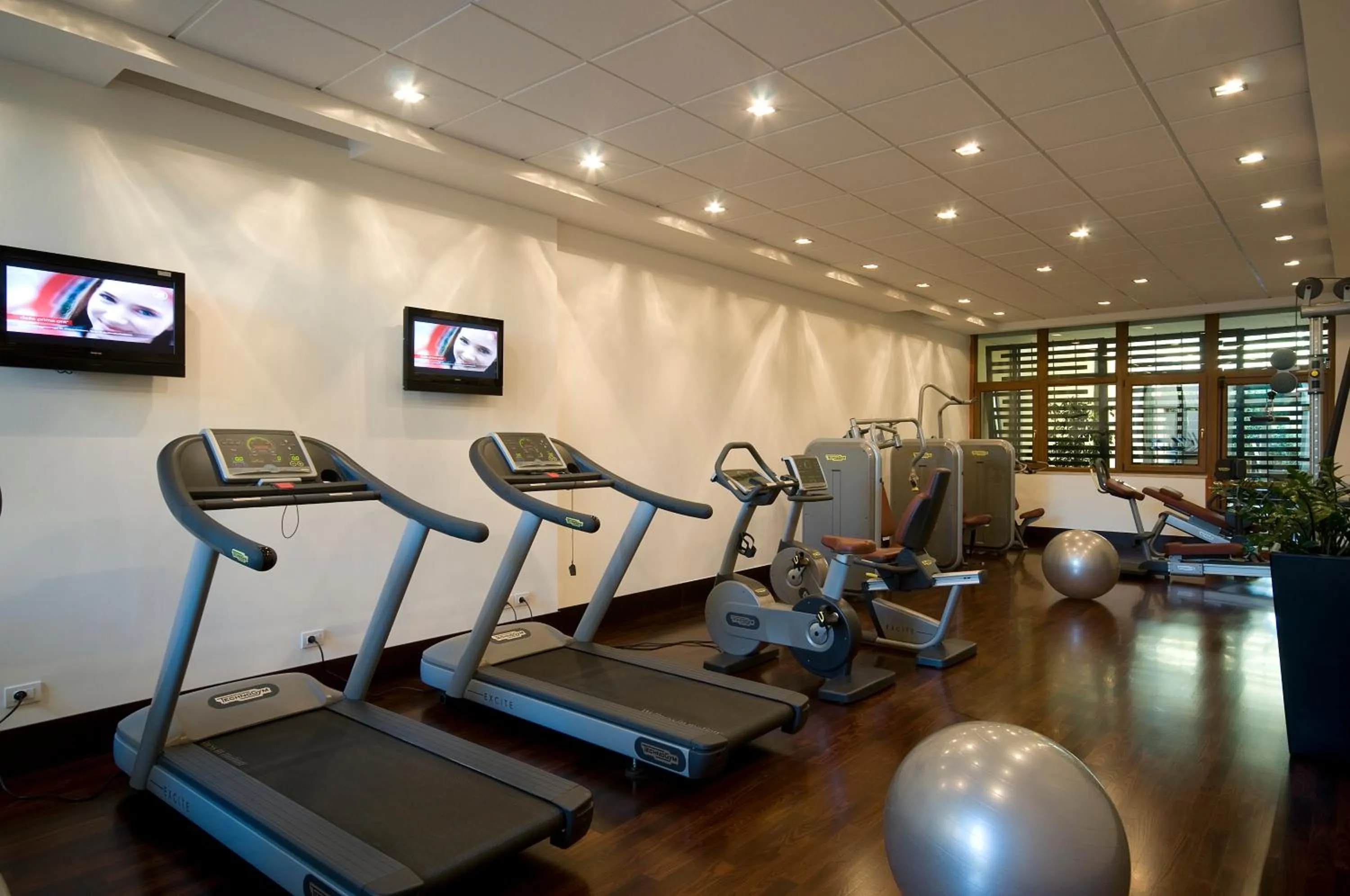 Fitness centre/facilities in Excel Hotel Roma Ciampino