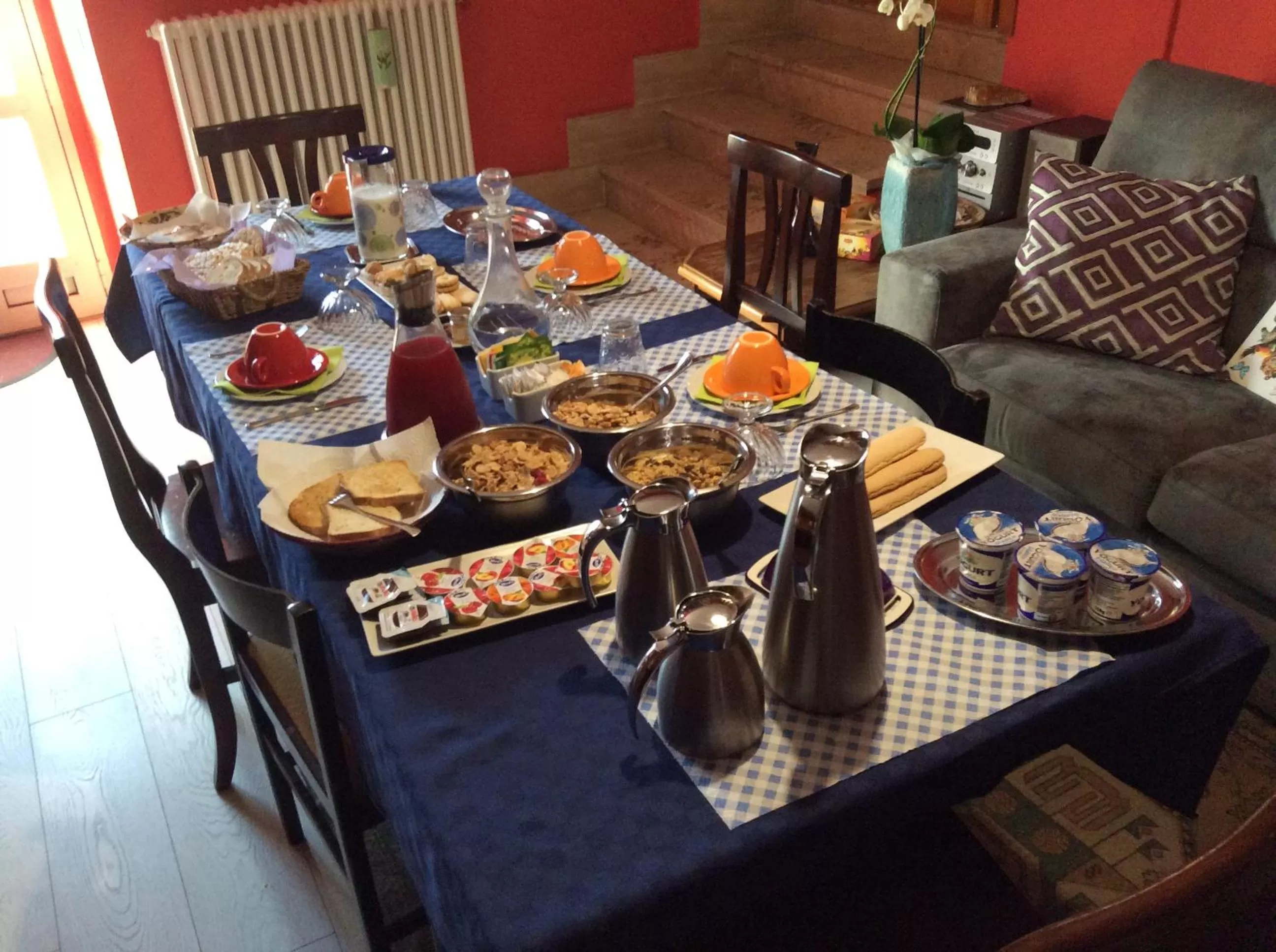 Food in B&B Luce Viola