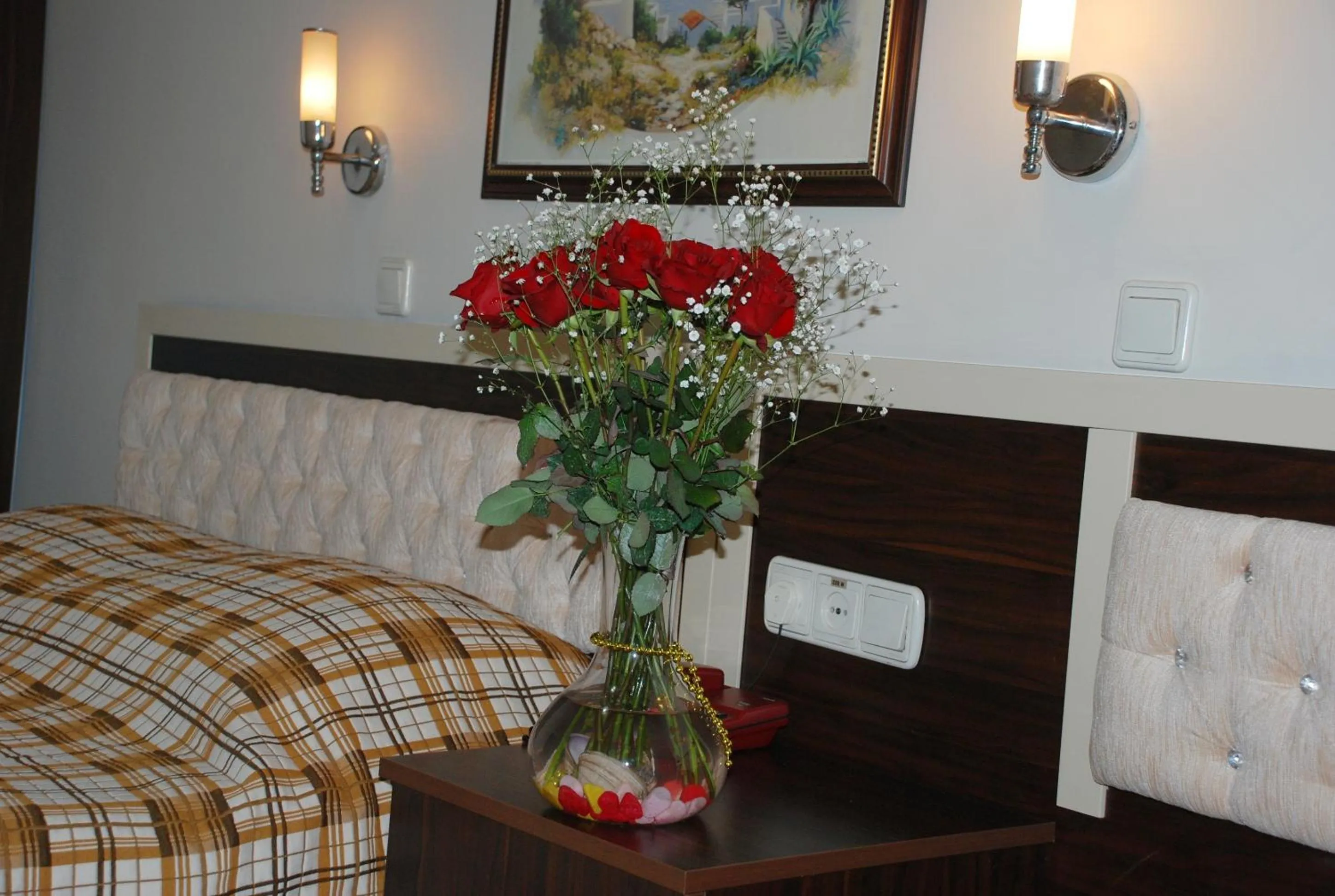 Bed in Hotel Grand Mark