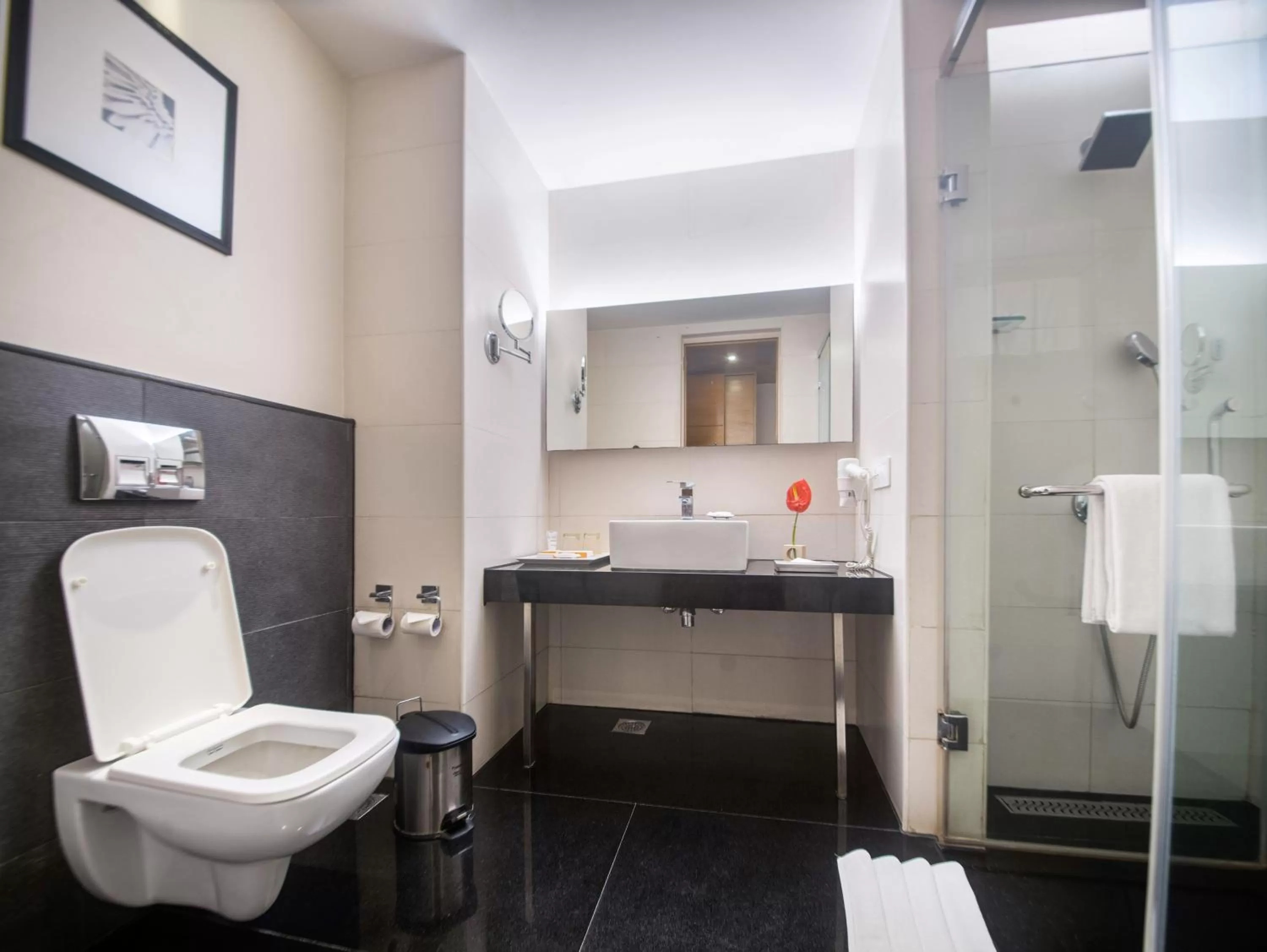 Shower in Marigold Hotel