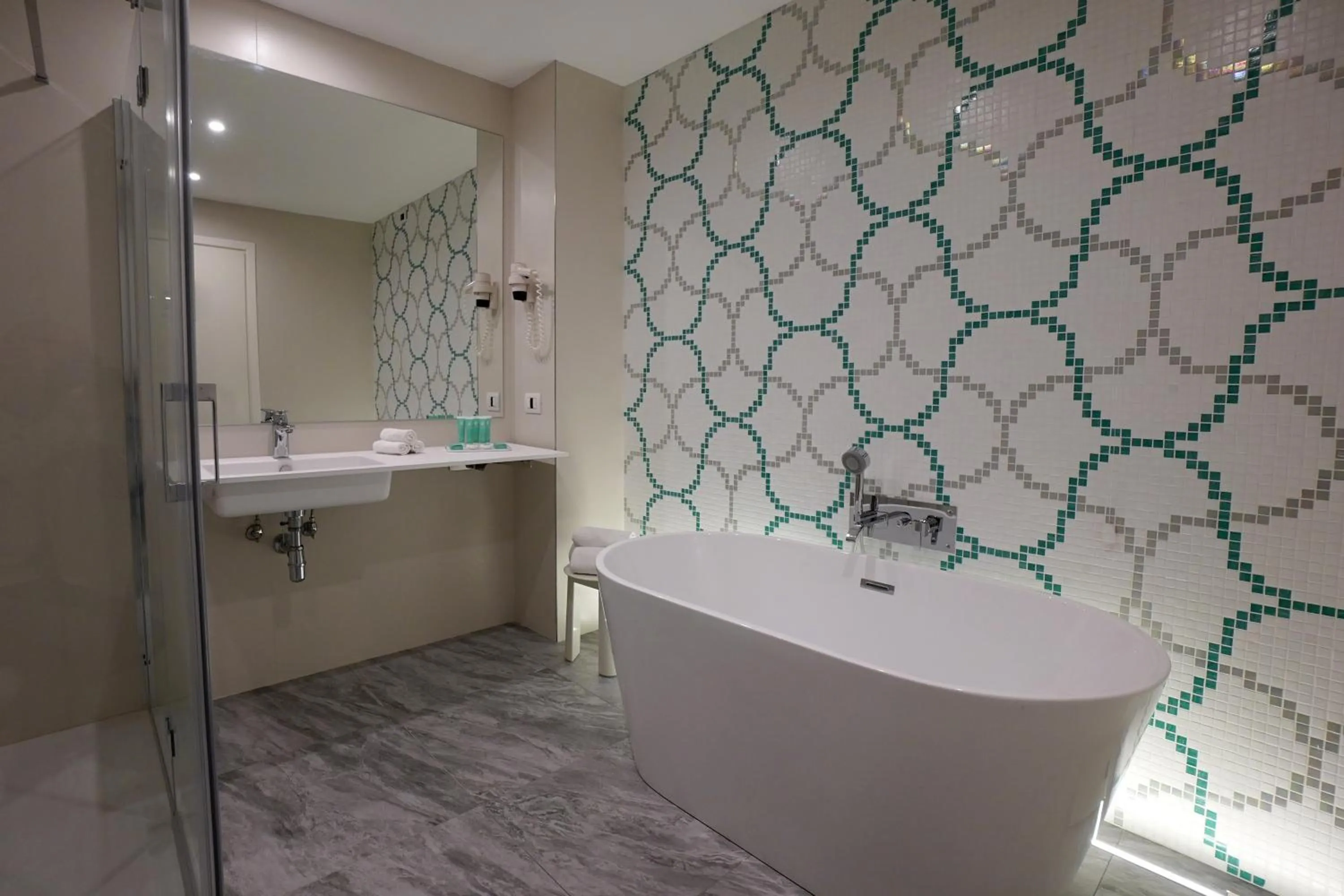 Bathroom in Grand Hotel Terme