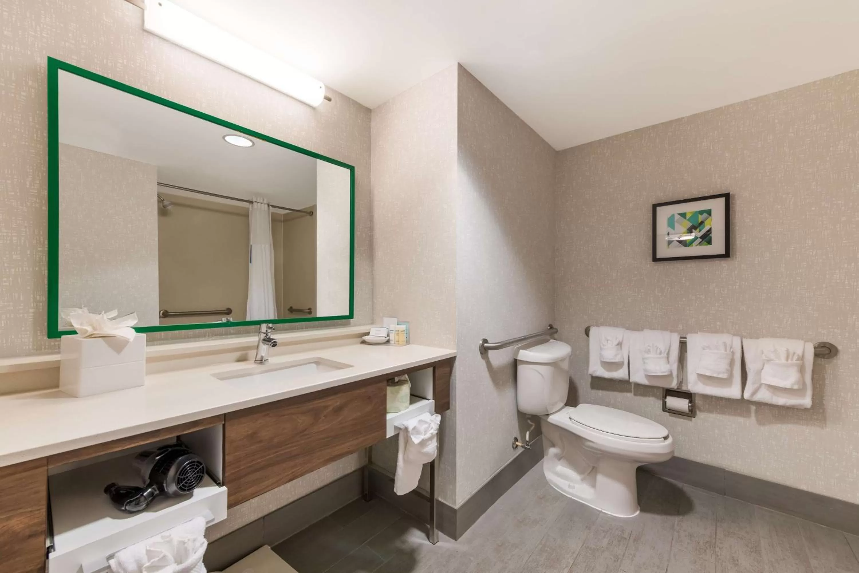 Bathroom in Hampton Inn & Suites Charlotte-Airport