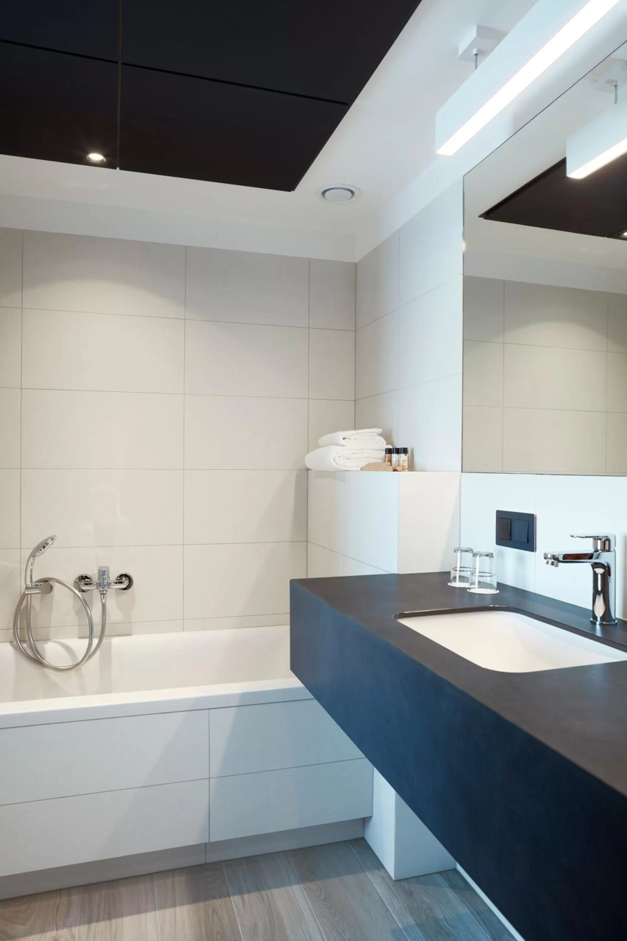 Bathroom in Q Hotel Plus Wrocław Bielany