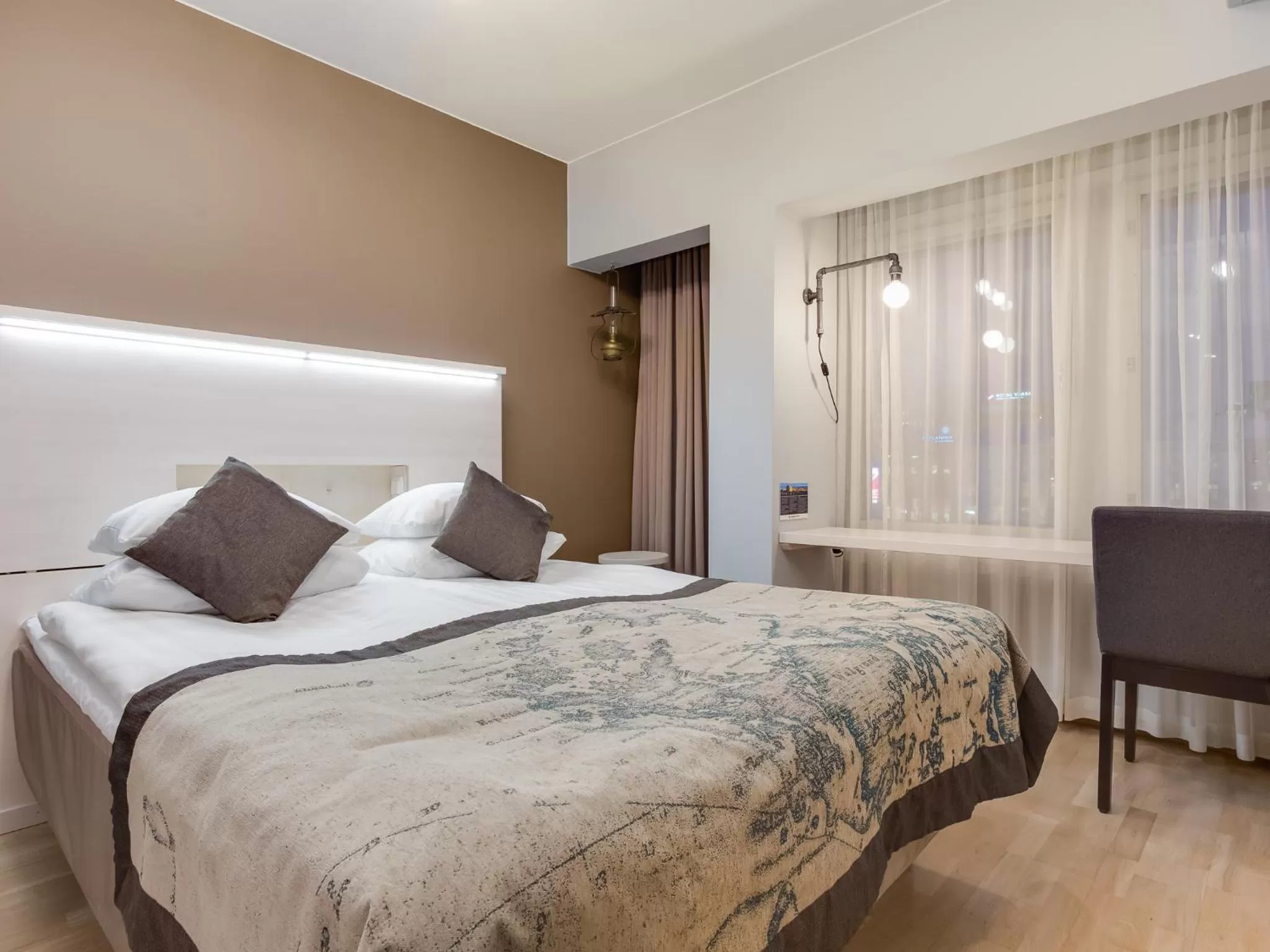 Bed in Original Sokos Hotel Vaakuna Vaasa