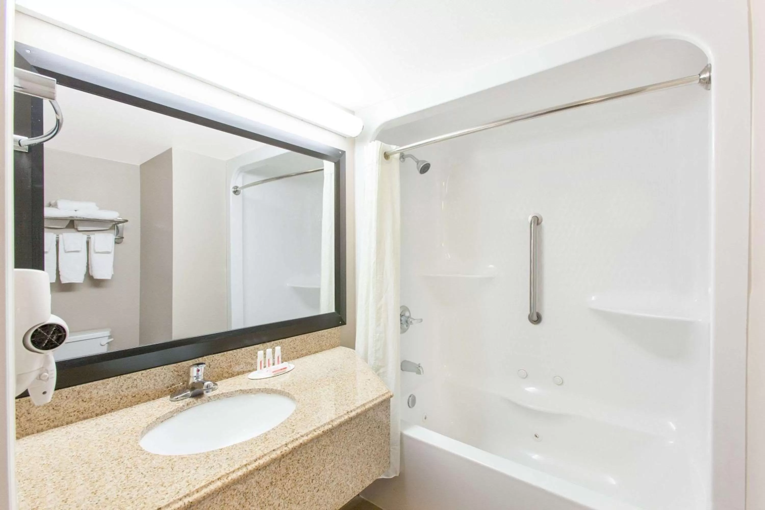 Shower in Super 8 by Wyndham Oklahoma City