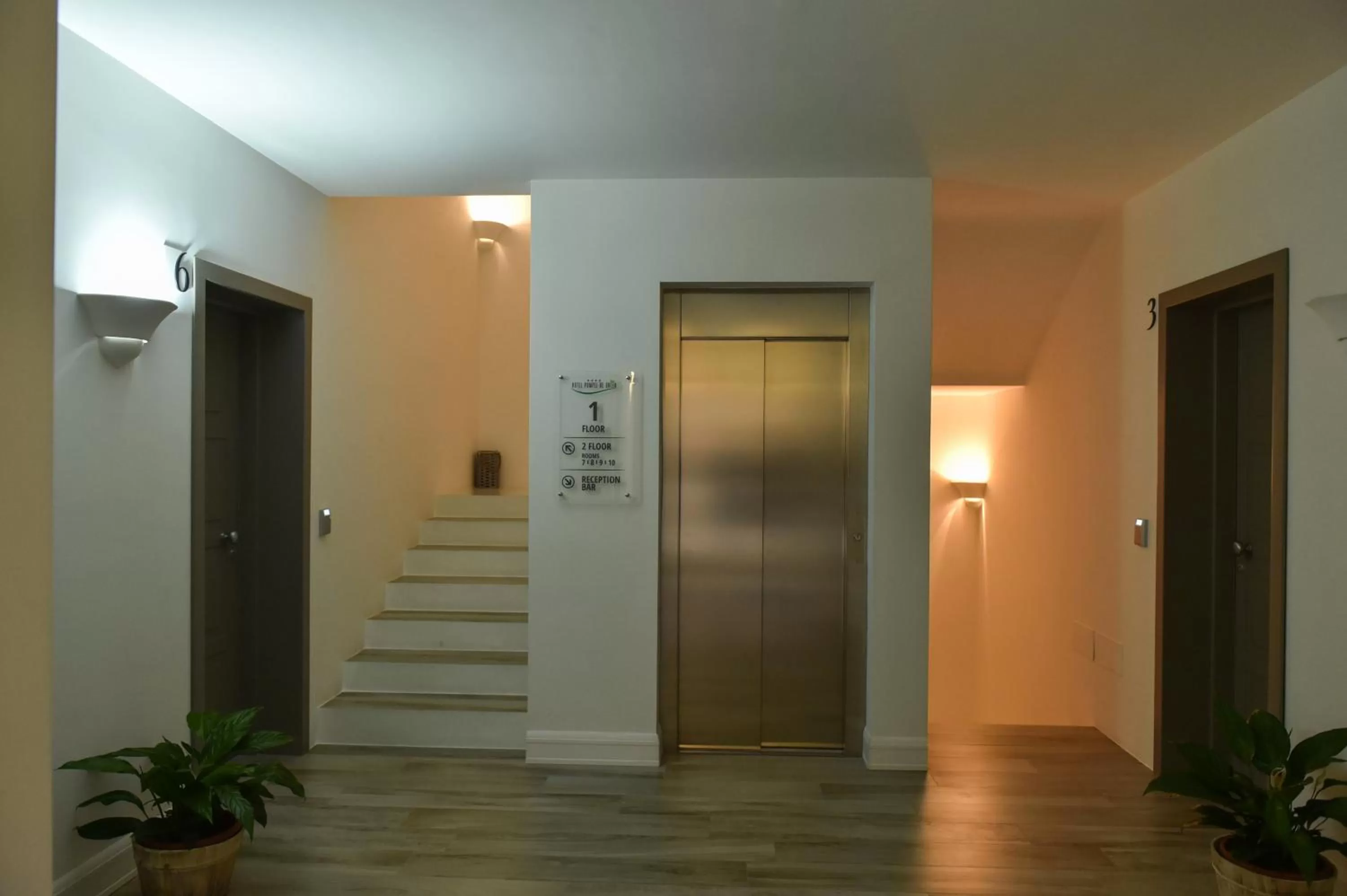 Facade/entrance in Hotel Pompei Be Green