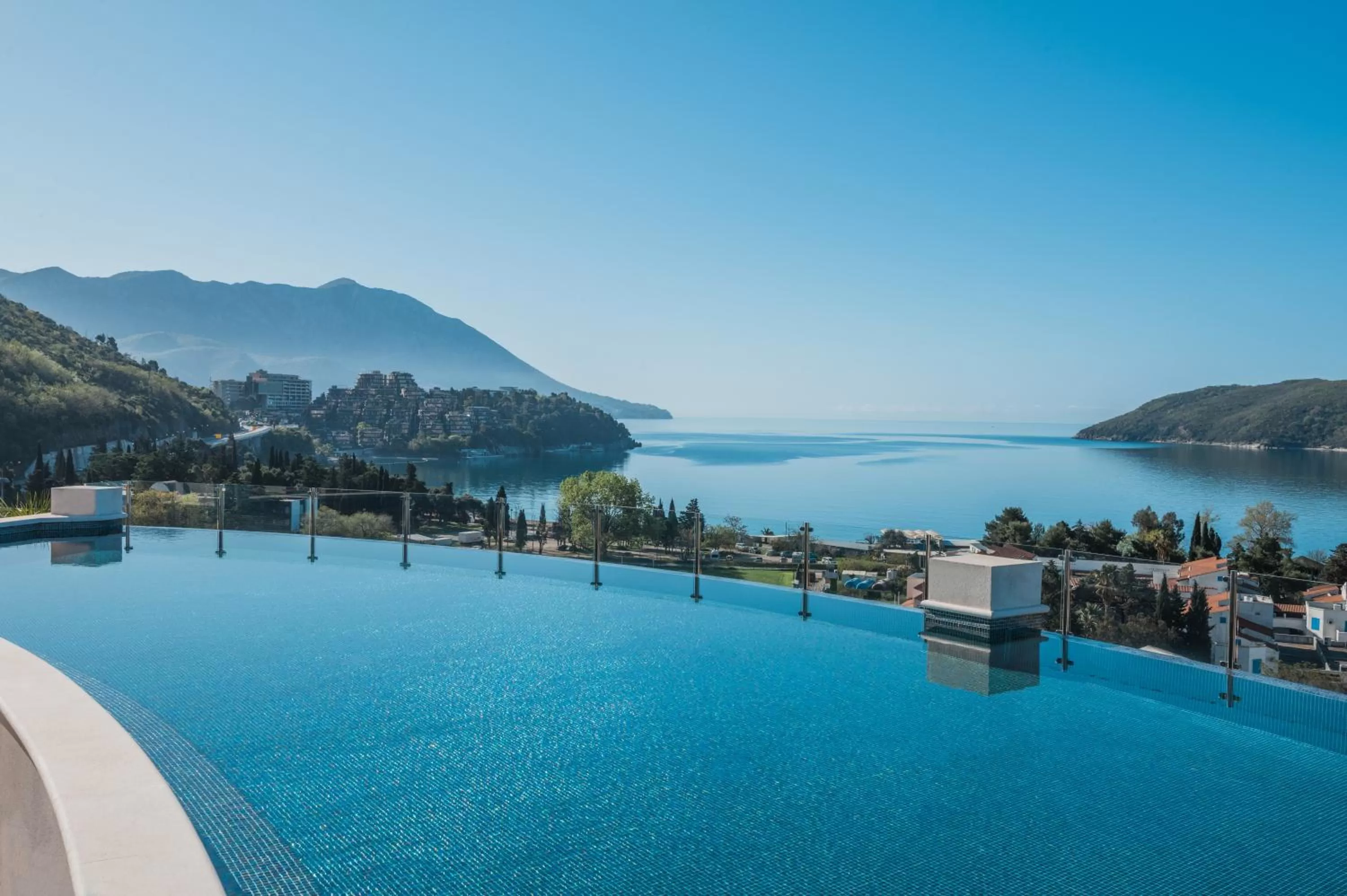 Pool view in Iberostar Waves Slavija
