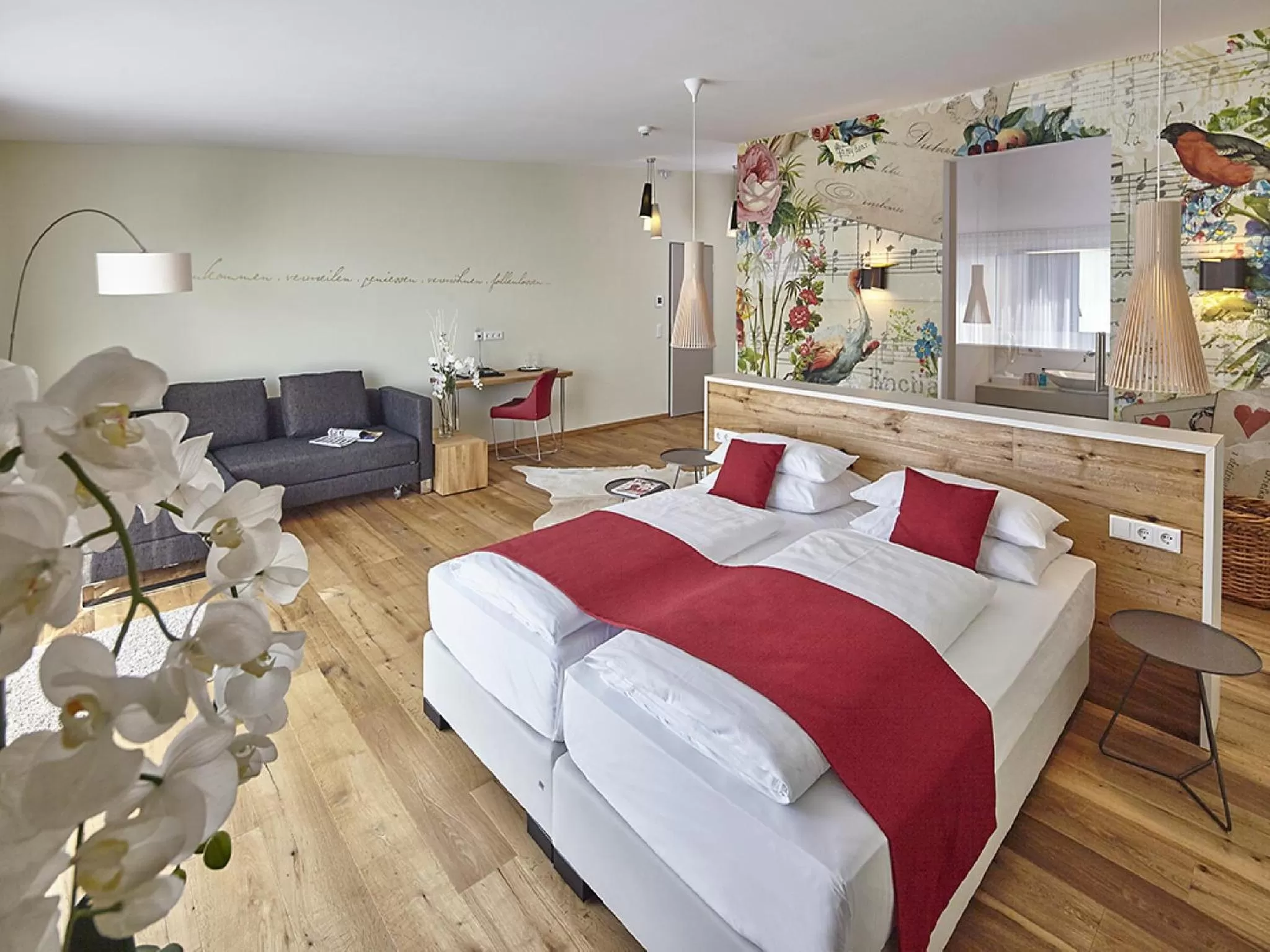 Photo of the whole room, Bed in Hotel Kapellenberg