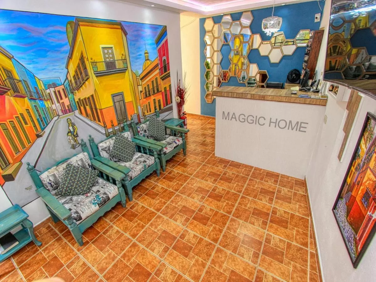 Lobby or reception in Hotel Spa Maggic Home Panorámica