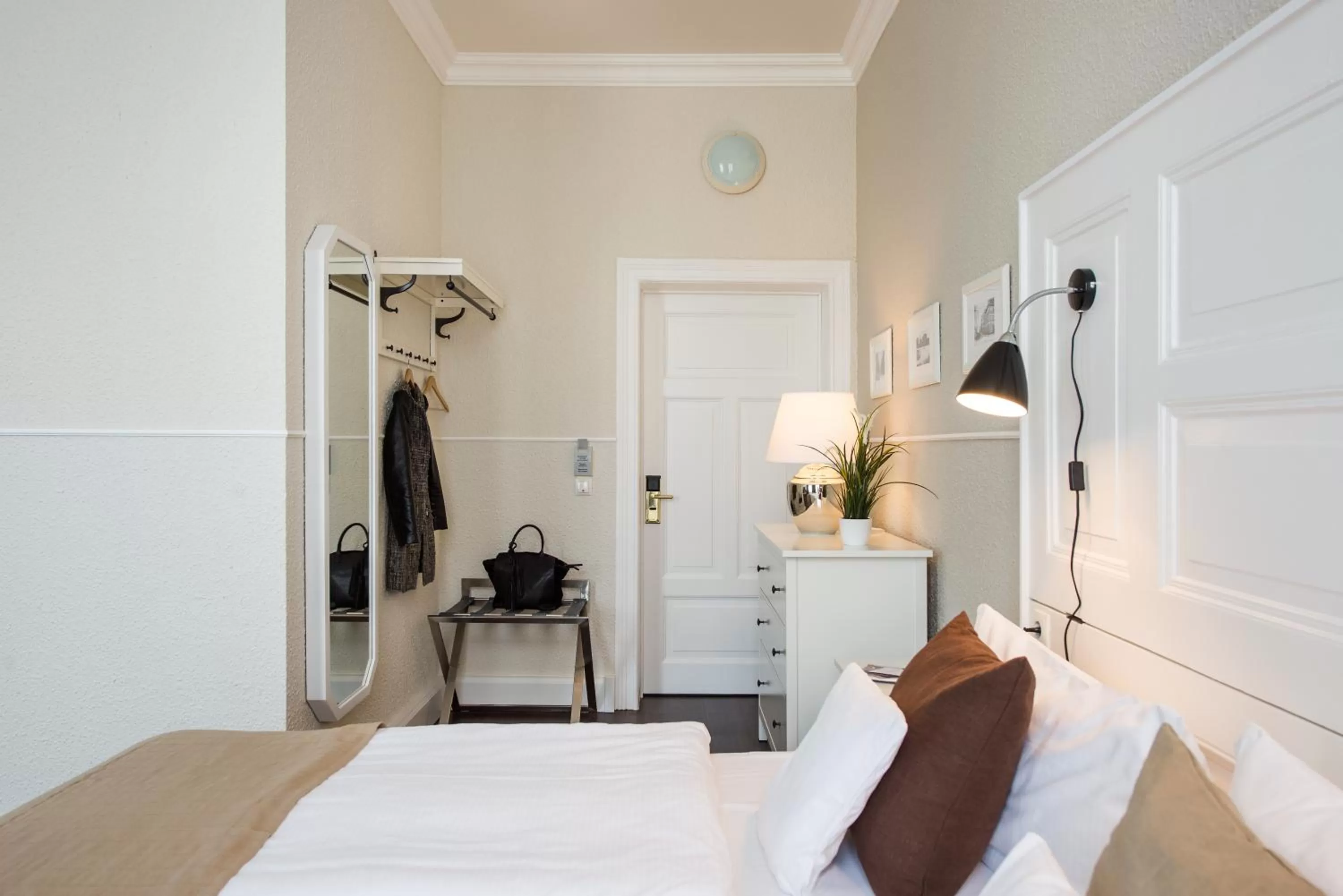 Bed in Hotel Stralsund