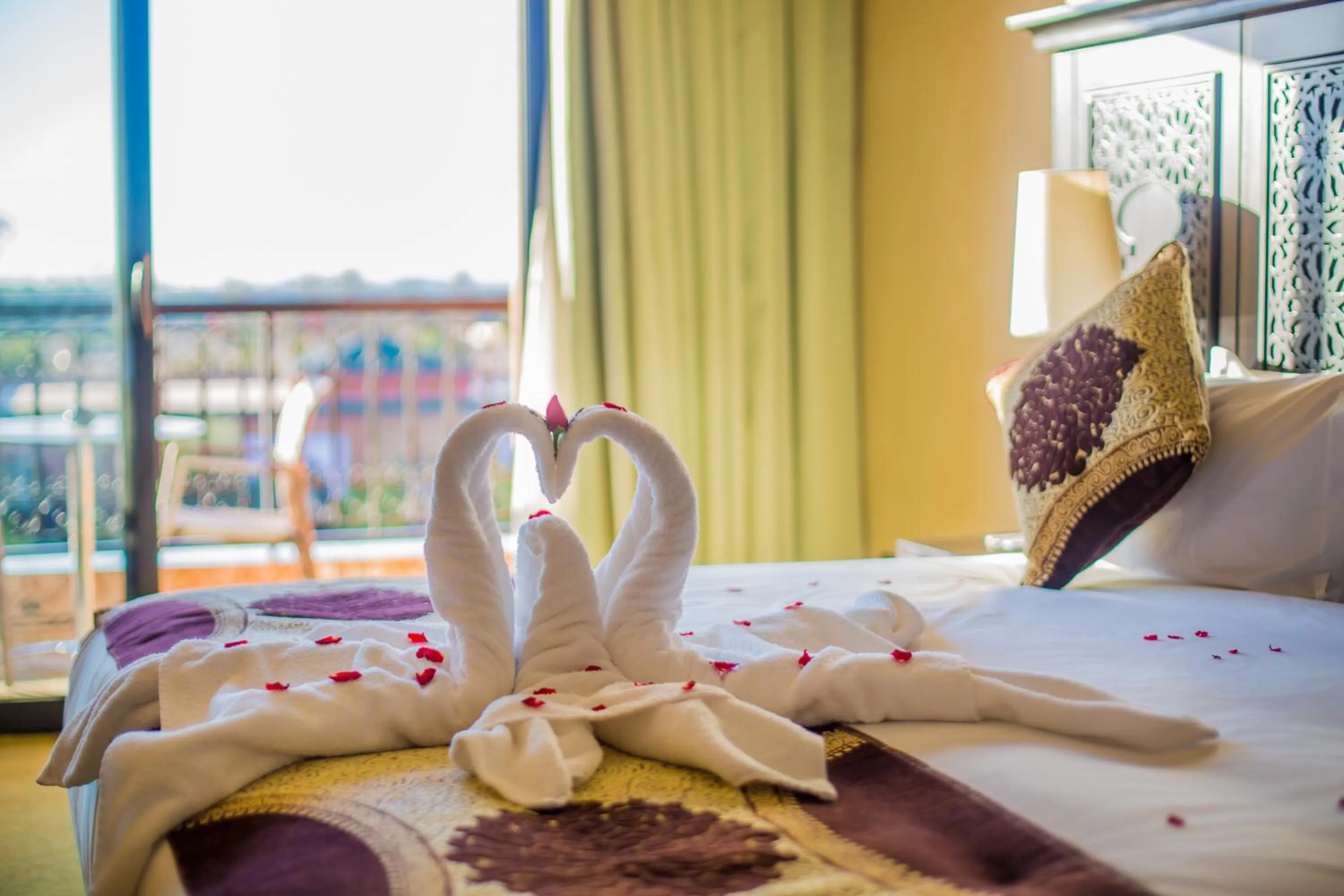 bunk bed, Bed in Ennakhil Marrakech Hotel & SPA