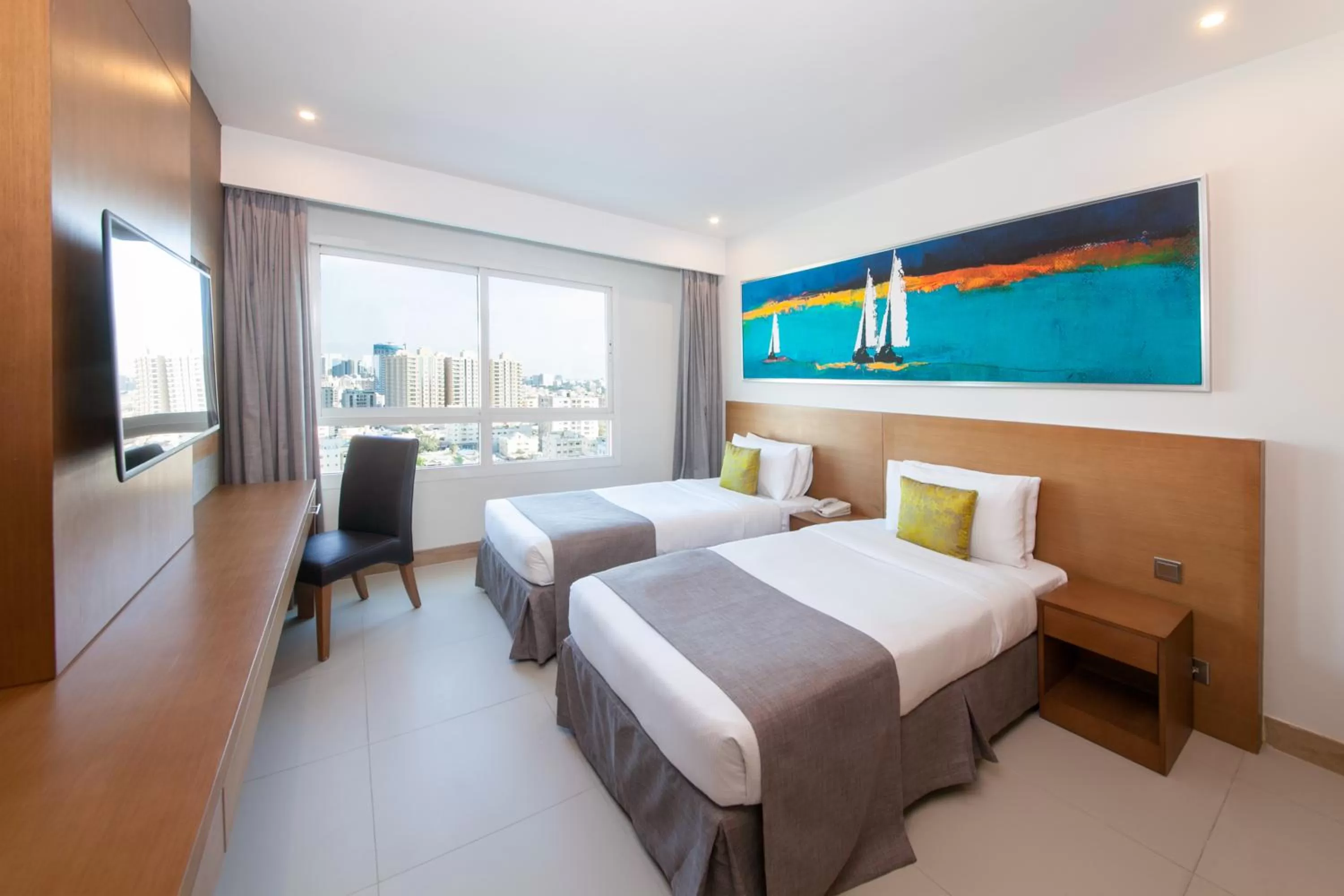 Spring, Bed in Ramada by Wyndham Beach Hotel Ajman