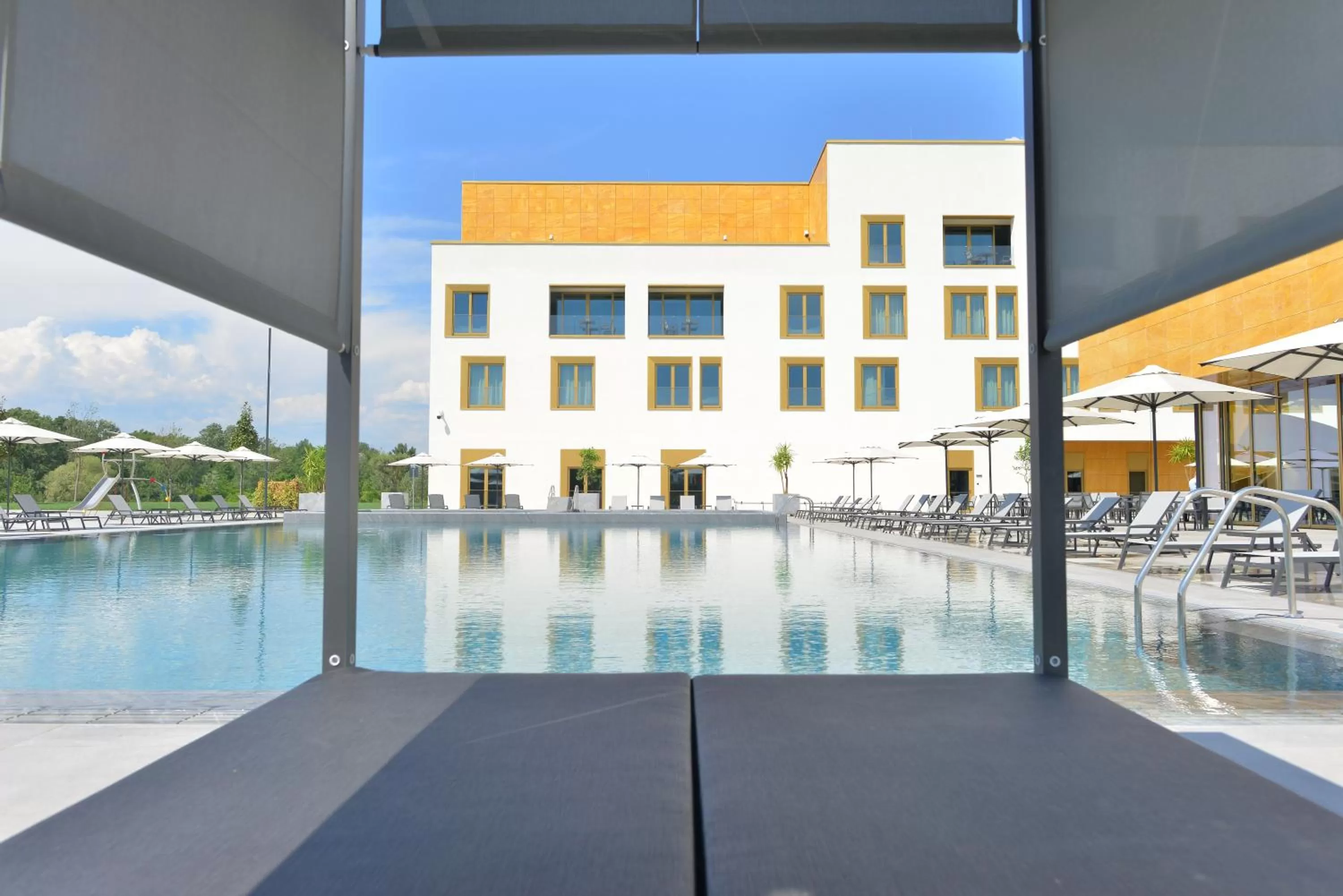 Swimming pool in mk hotel tirana