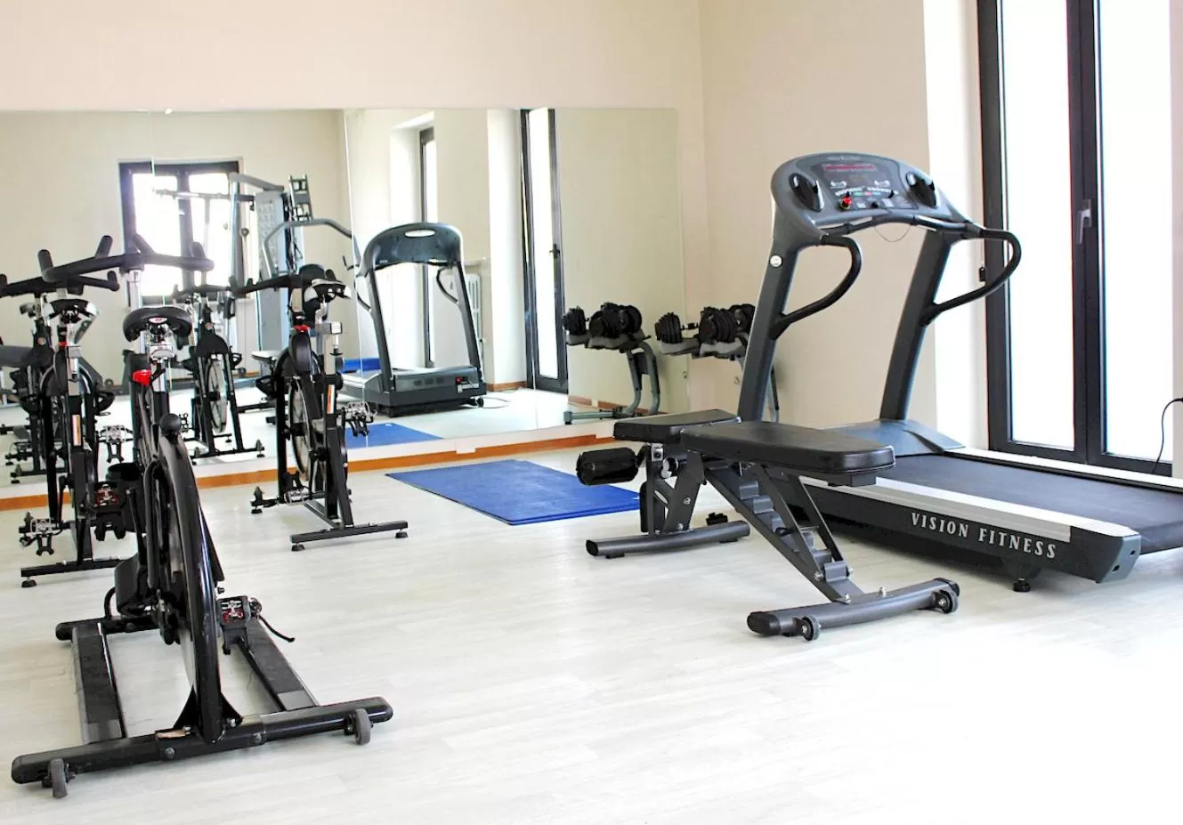 Fitness centre/facilities in Enjoy Garda Hotel