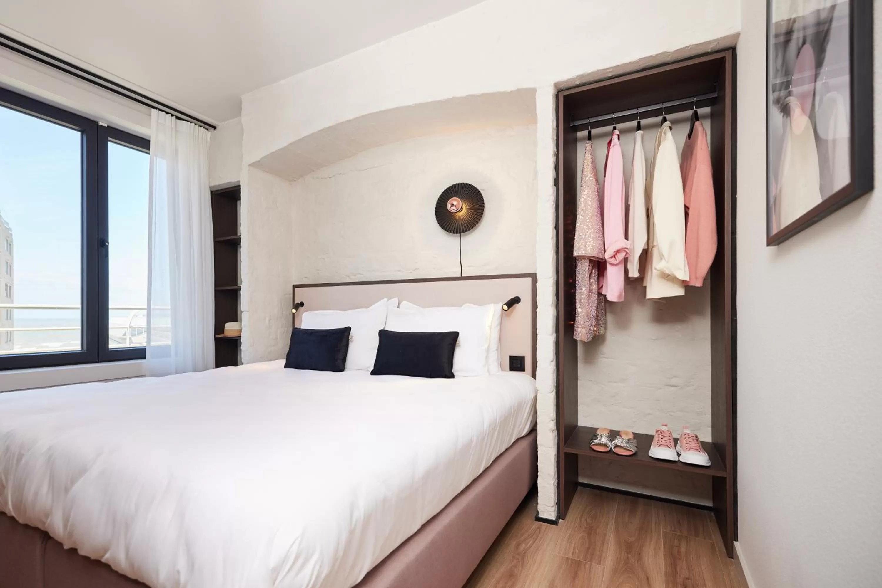 Balcony/Terrace, Bed in Rosa Hotel