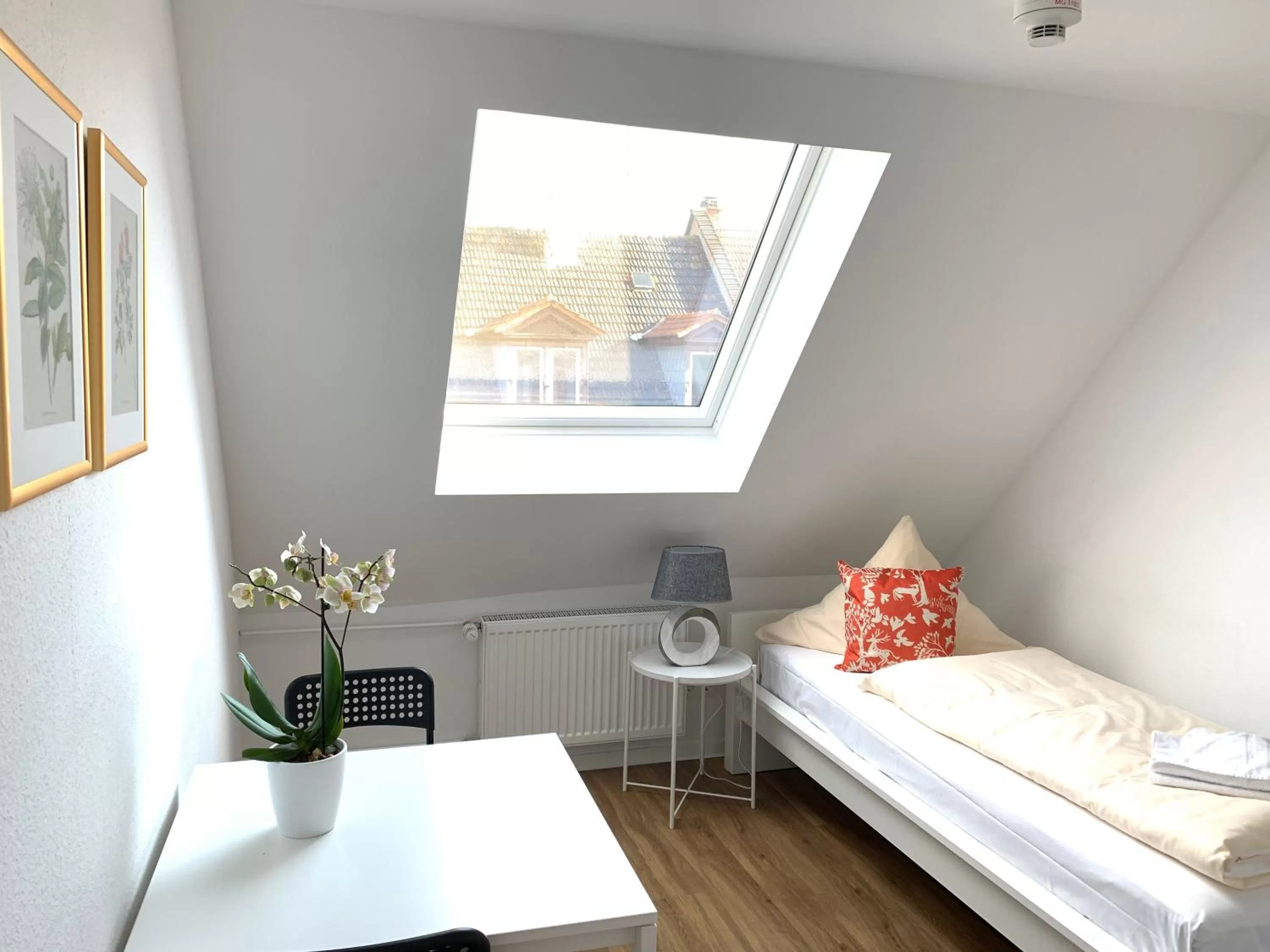 Bed in Hotel B54 Heidelberg City