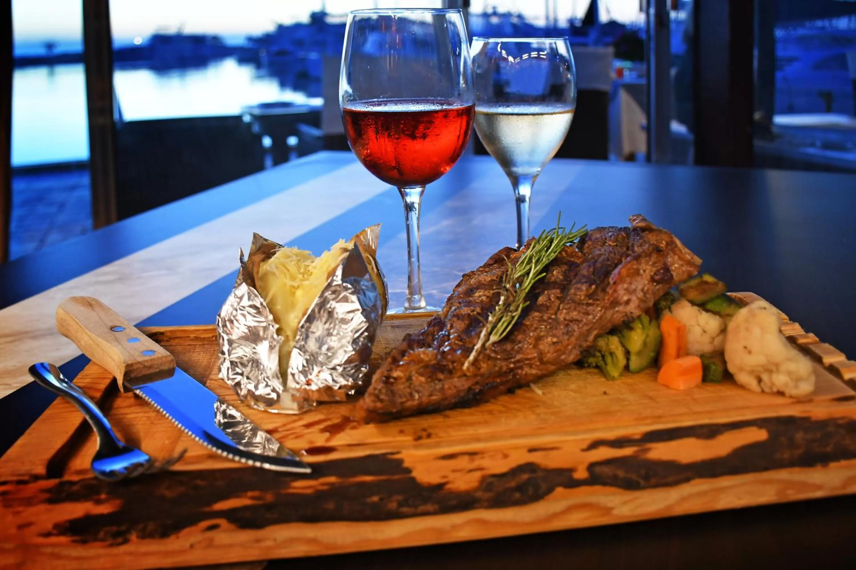 Dinner in The Westmarine Waterfront Hotel