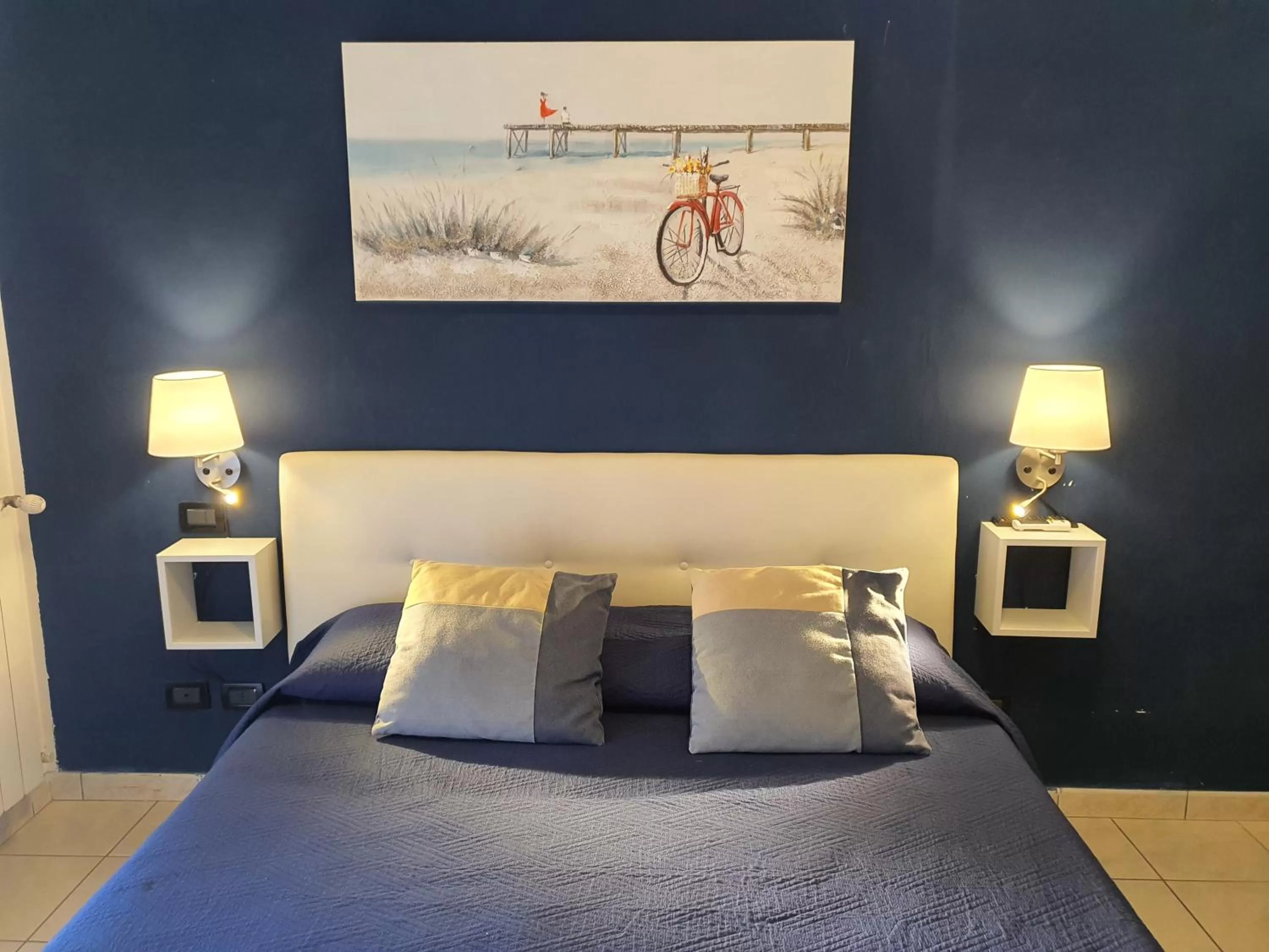 Bed in Guest House Brezza Marina