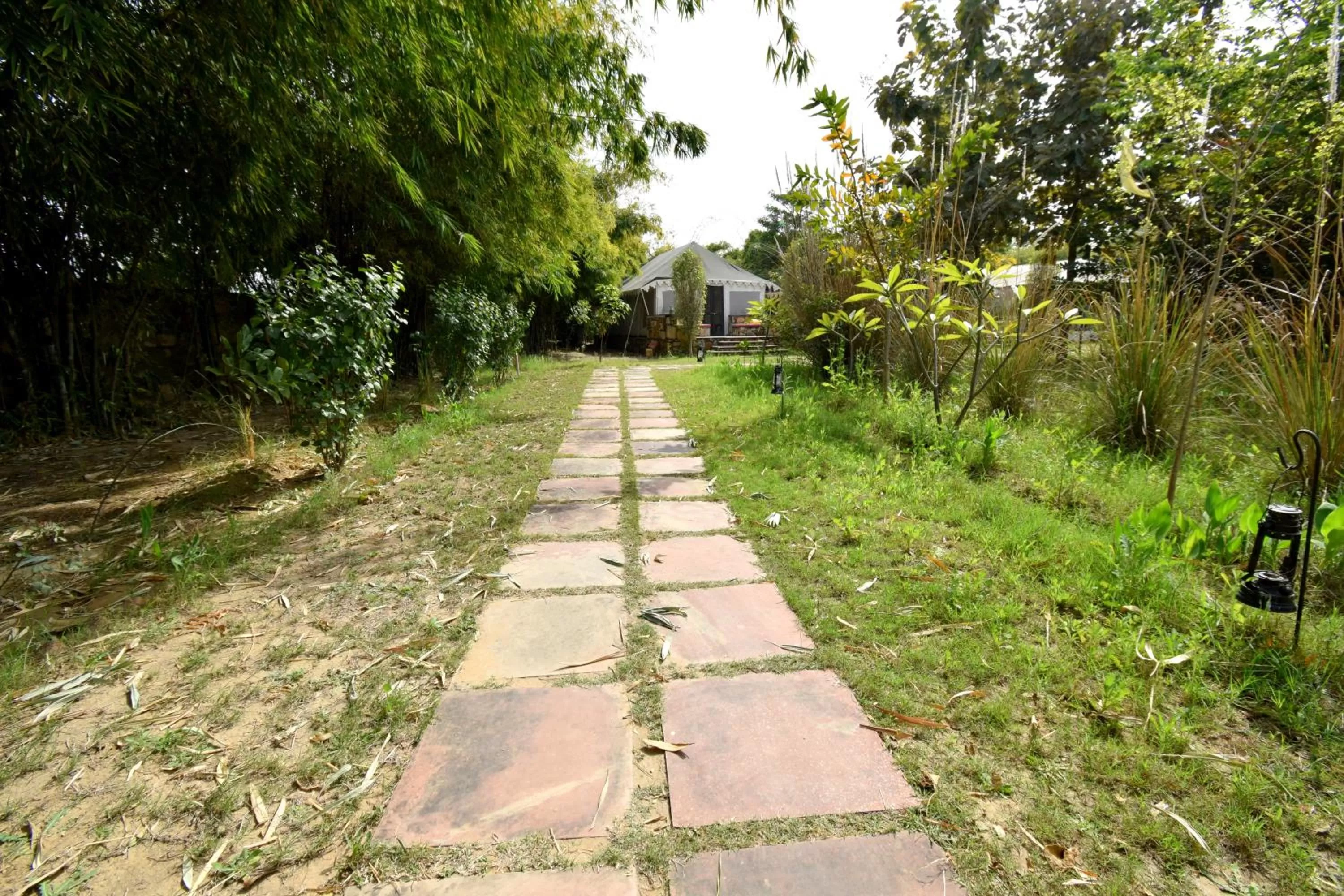 Garden in Sultan Bagh Resort by The Sky Imperial