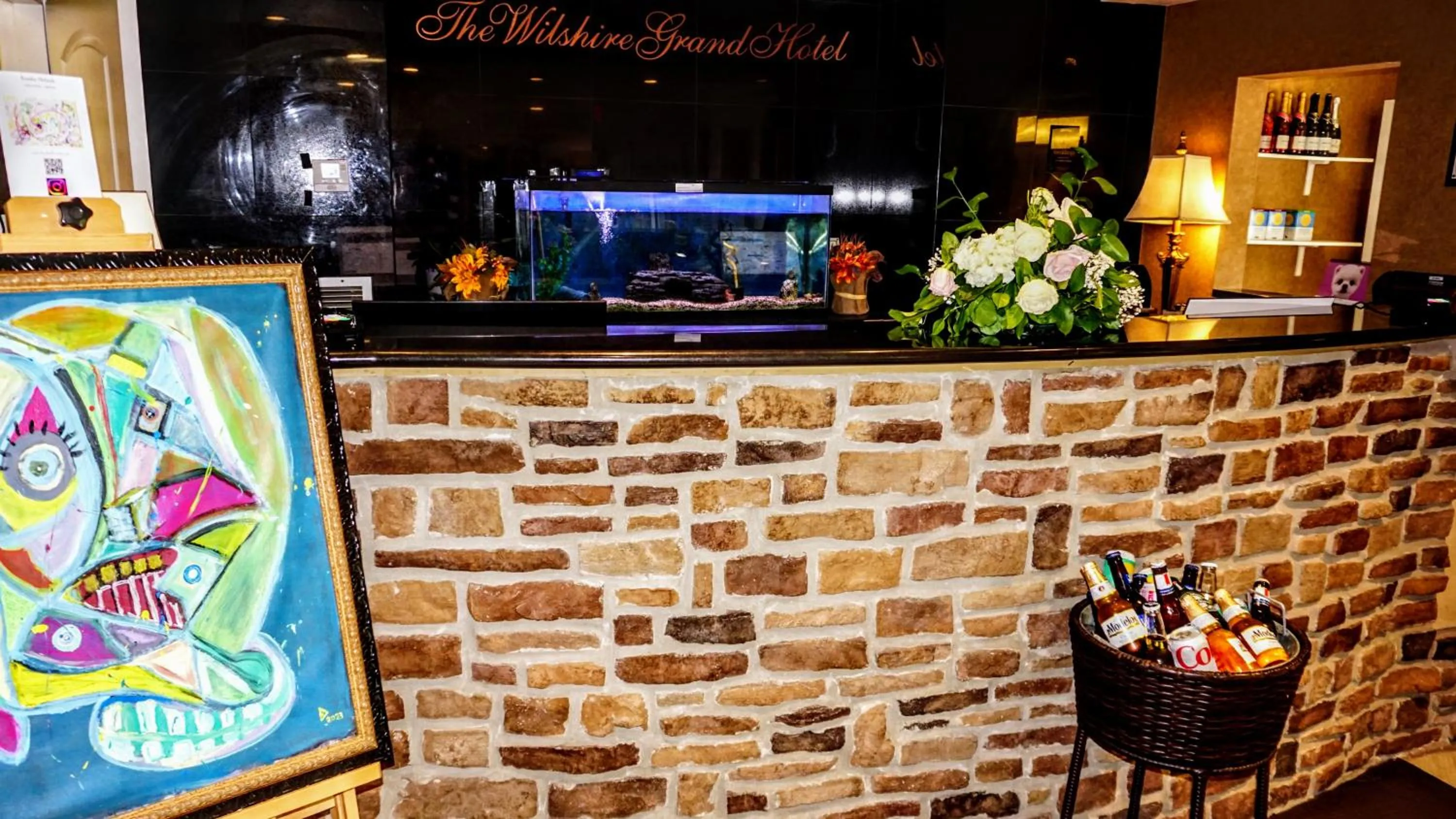 Lobby or reception in The Wilshire Grand Hotel