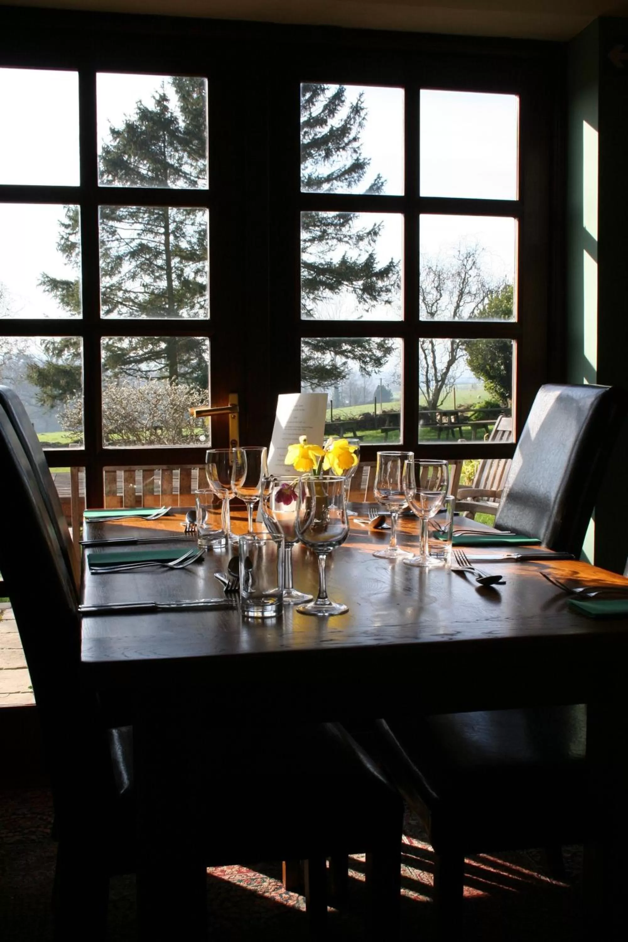 Dining area in The Carew Arms