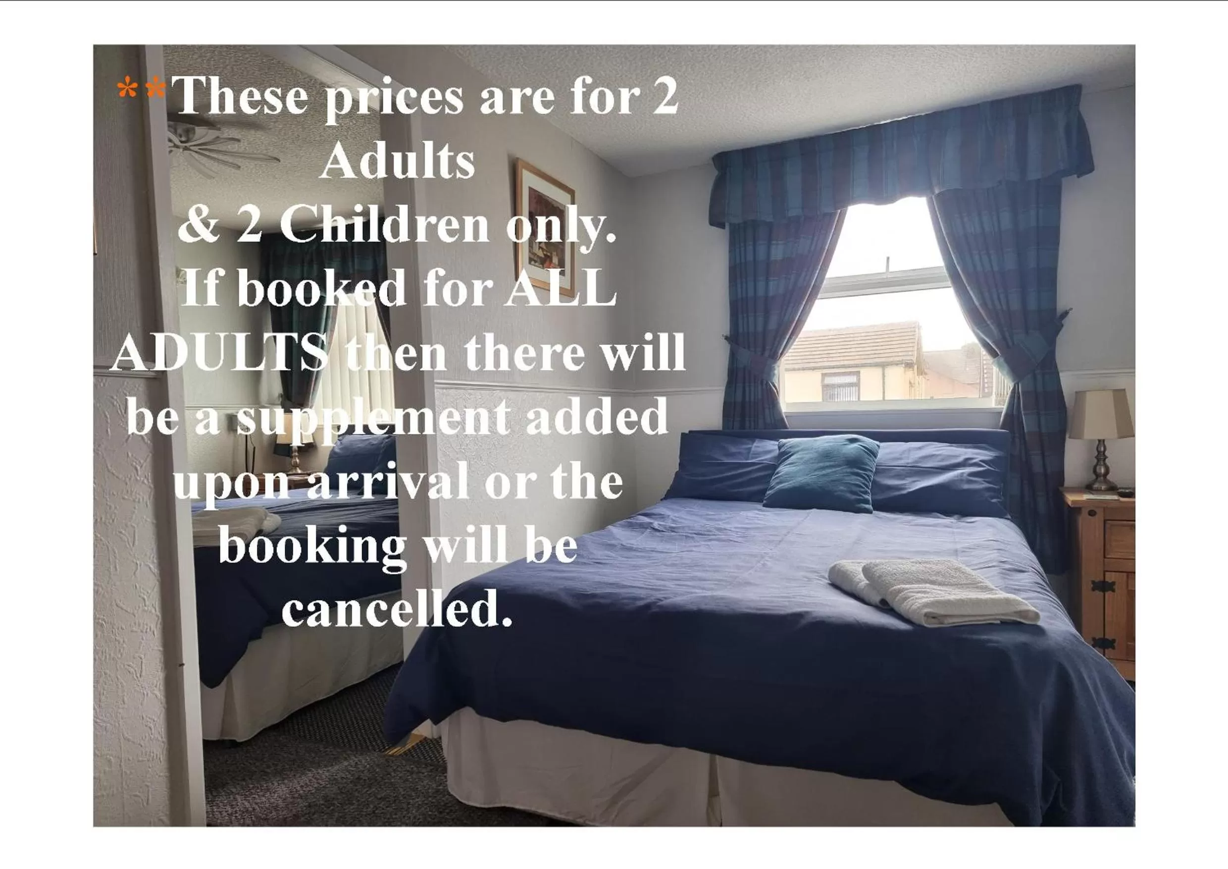 Bedroom, Bed in Thornhill Blackpool