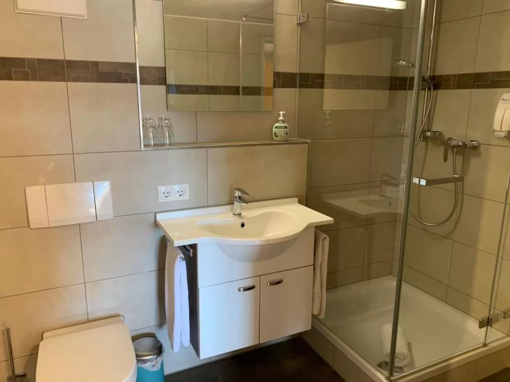 Shower in Landhaus Sonne