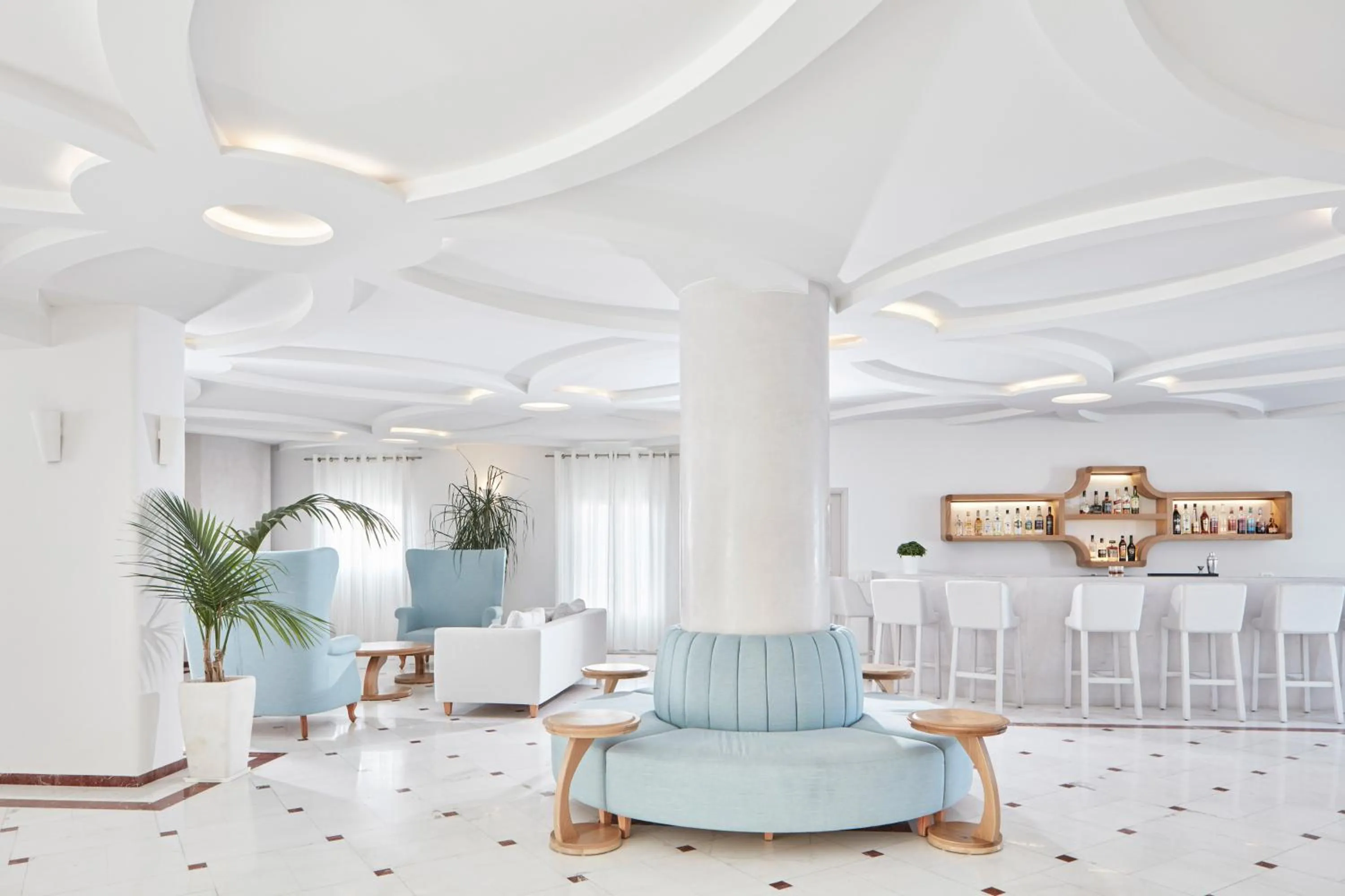 Lounge or bar in Santorini Palace